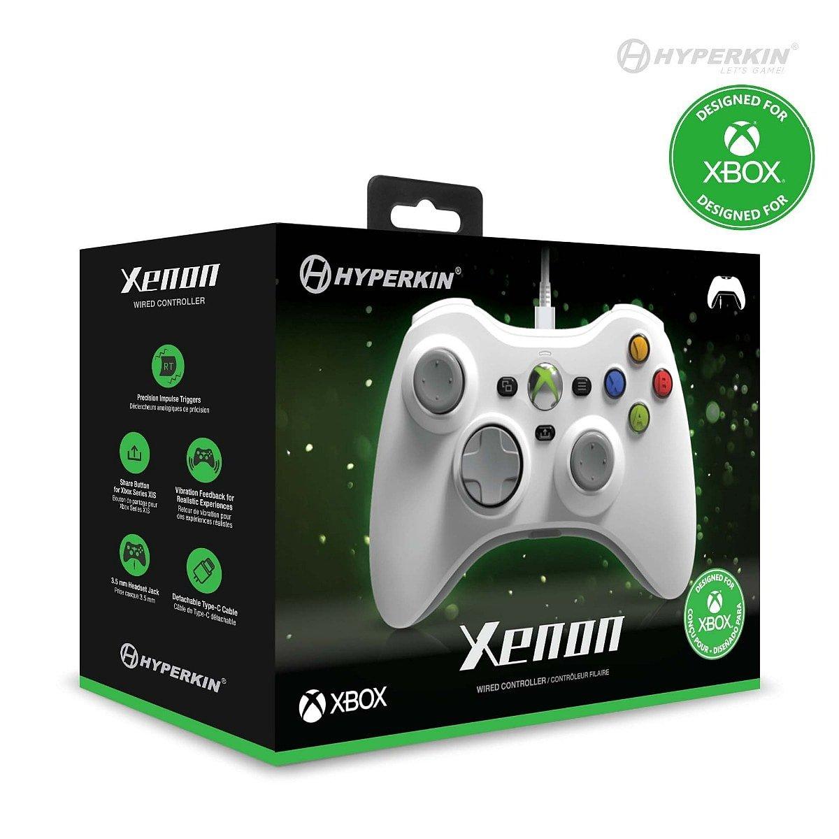 Wit - Hyperkin - Xenon Xbox Wired Controller - White - 4