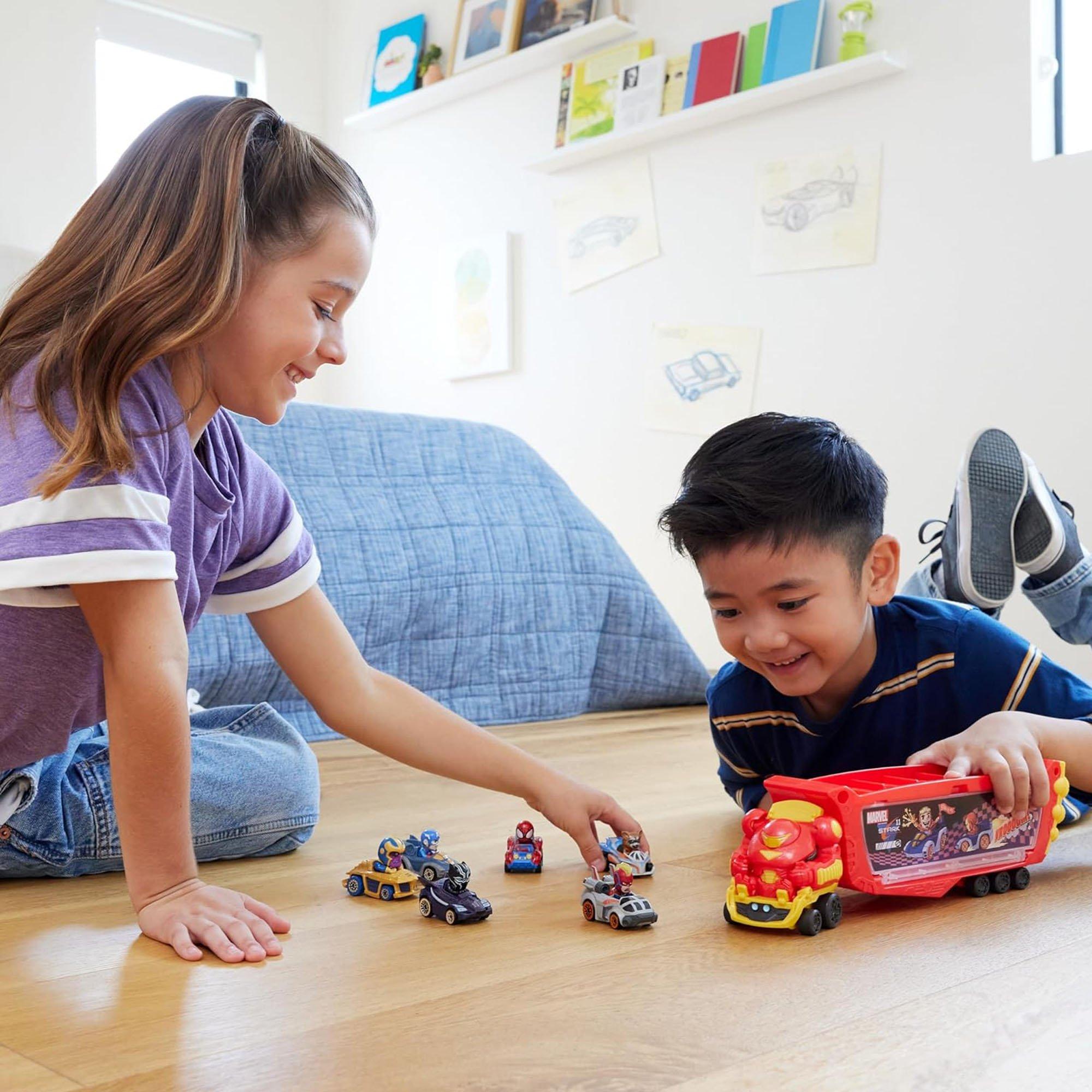 Marchandise - Hot Wheels - RacerVerse Iron Man Hulkbuster Hauler - 6