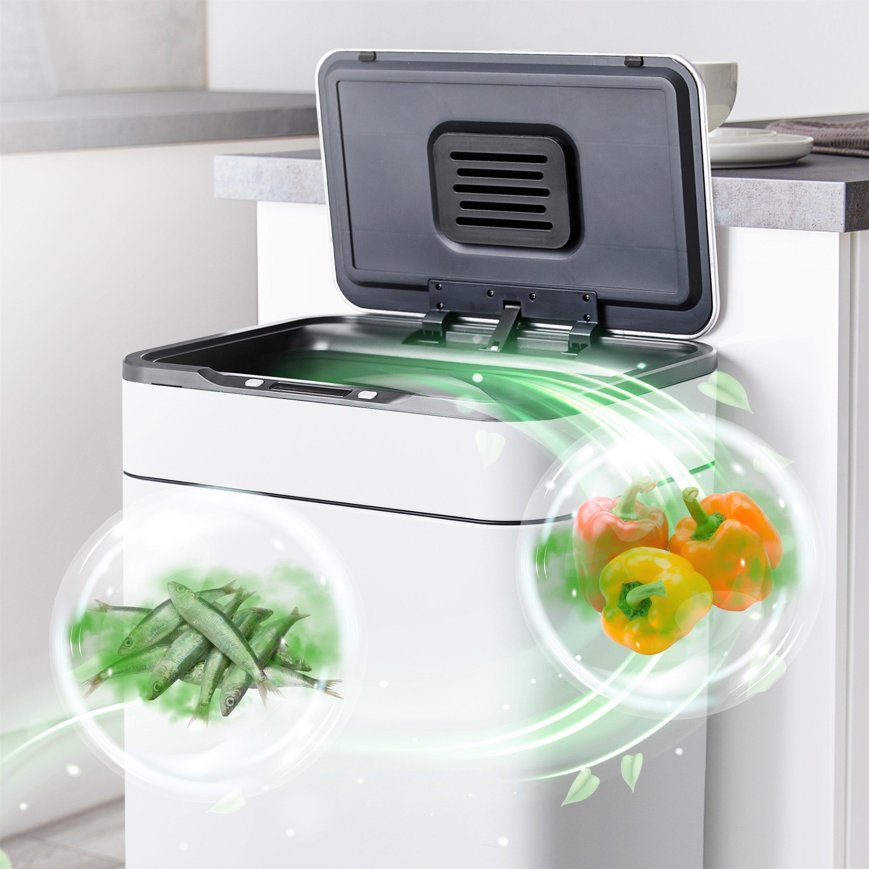 White - Tower - 65L Ozone Sensor Bin White - 2