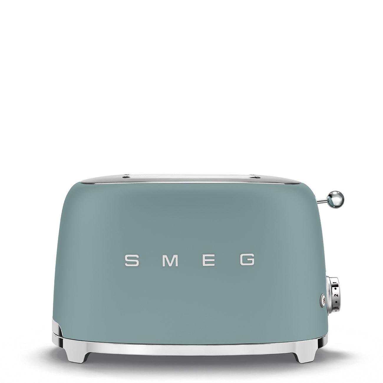 Green - Smeg - 50s Style 2-Slice Toaster Matte - 1