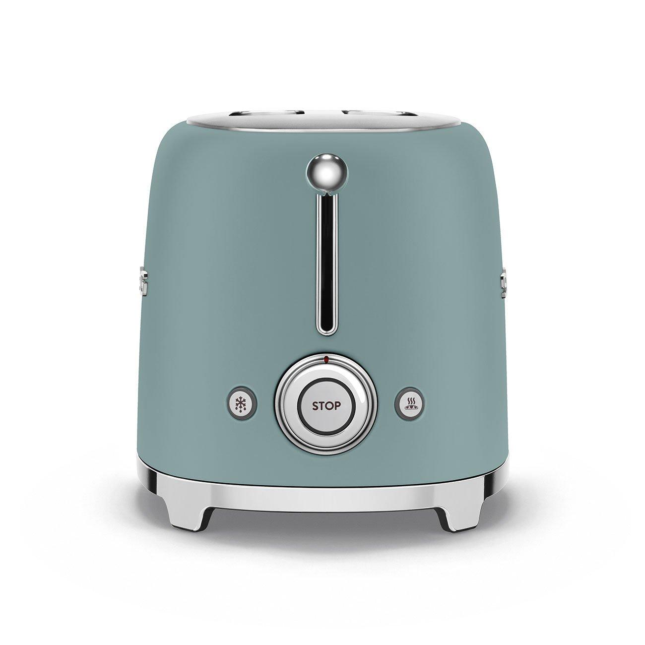 Green - Smeg - 50s Style 2-Slice Toaster Matte - 3