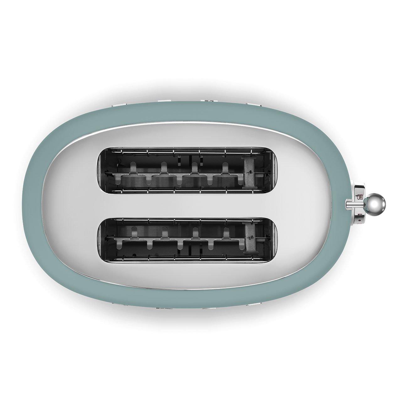 Green - Smeg - 50s Style 2-Slice Toaster Matte - 4