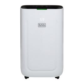 Black and Decker 20 Litre Smart Dehumidifier 24H Timer 6.5L Water T