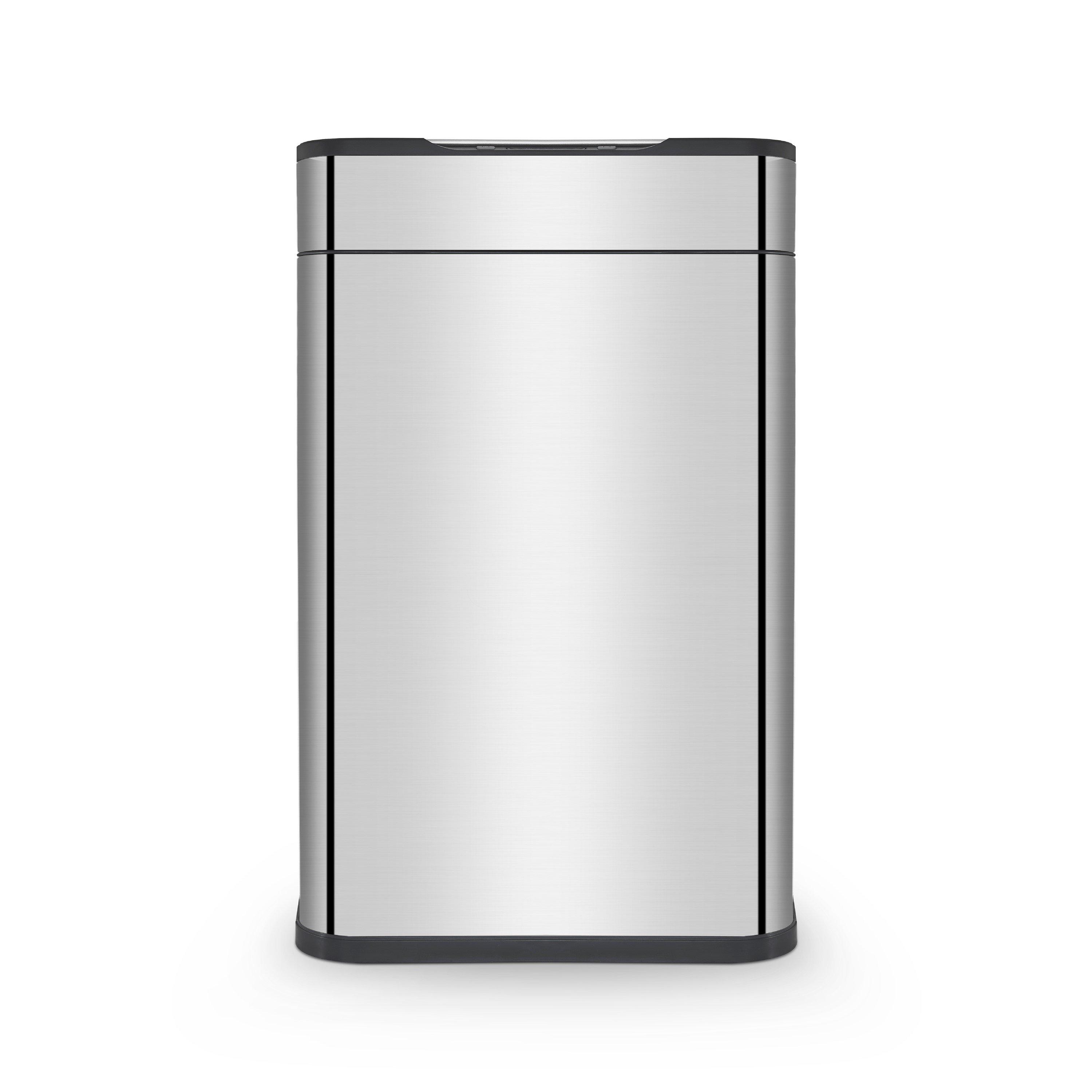 Stainless Steel - Tower - 60L Ozone Sensor Bin S/Steel - 1