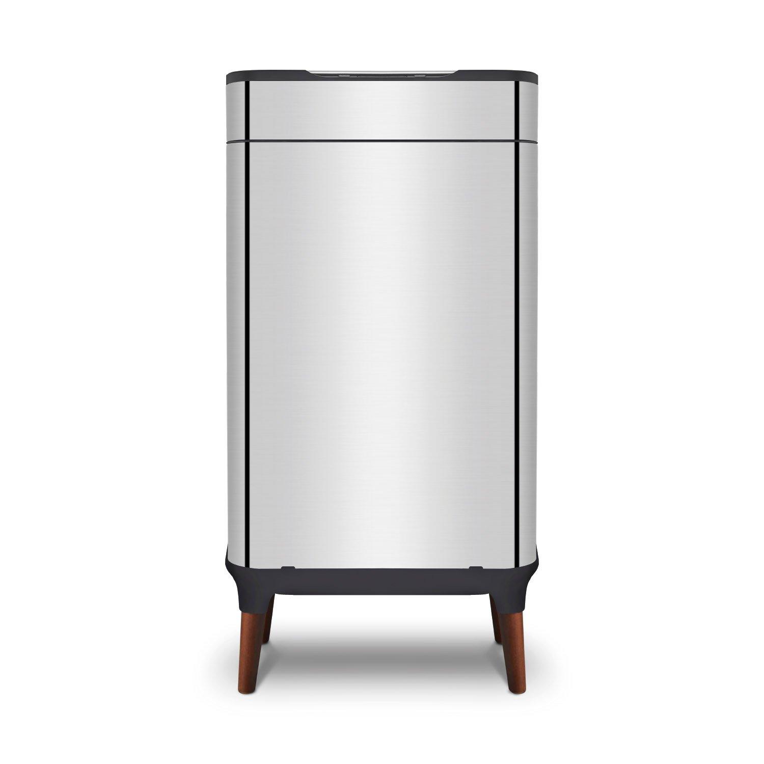 Stainless Steel - Tower - 65L Ozone Sensor Bin S/Steel - 1