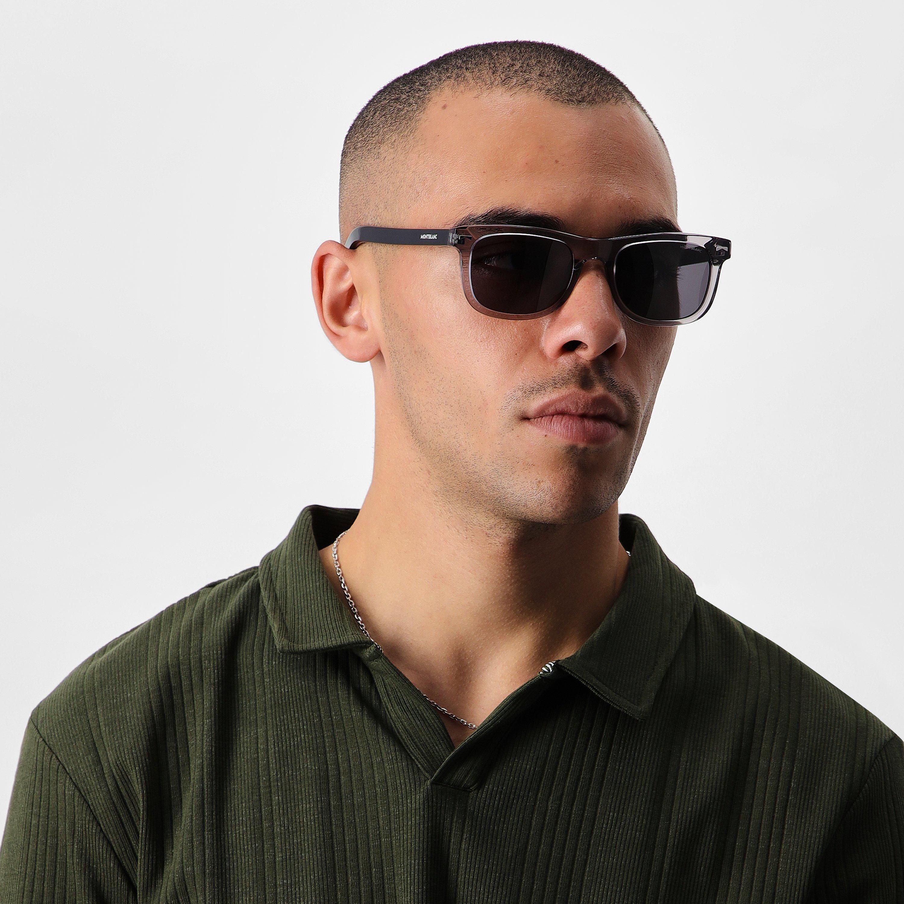 Grey - Montblanc - MONTBLANC SUNGLASSES MB0260S - 2