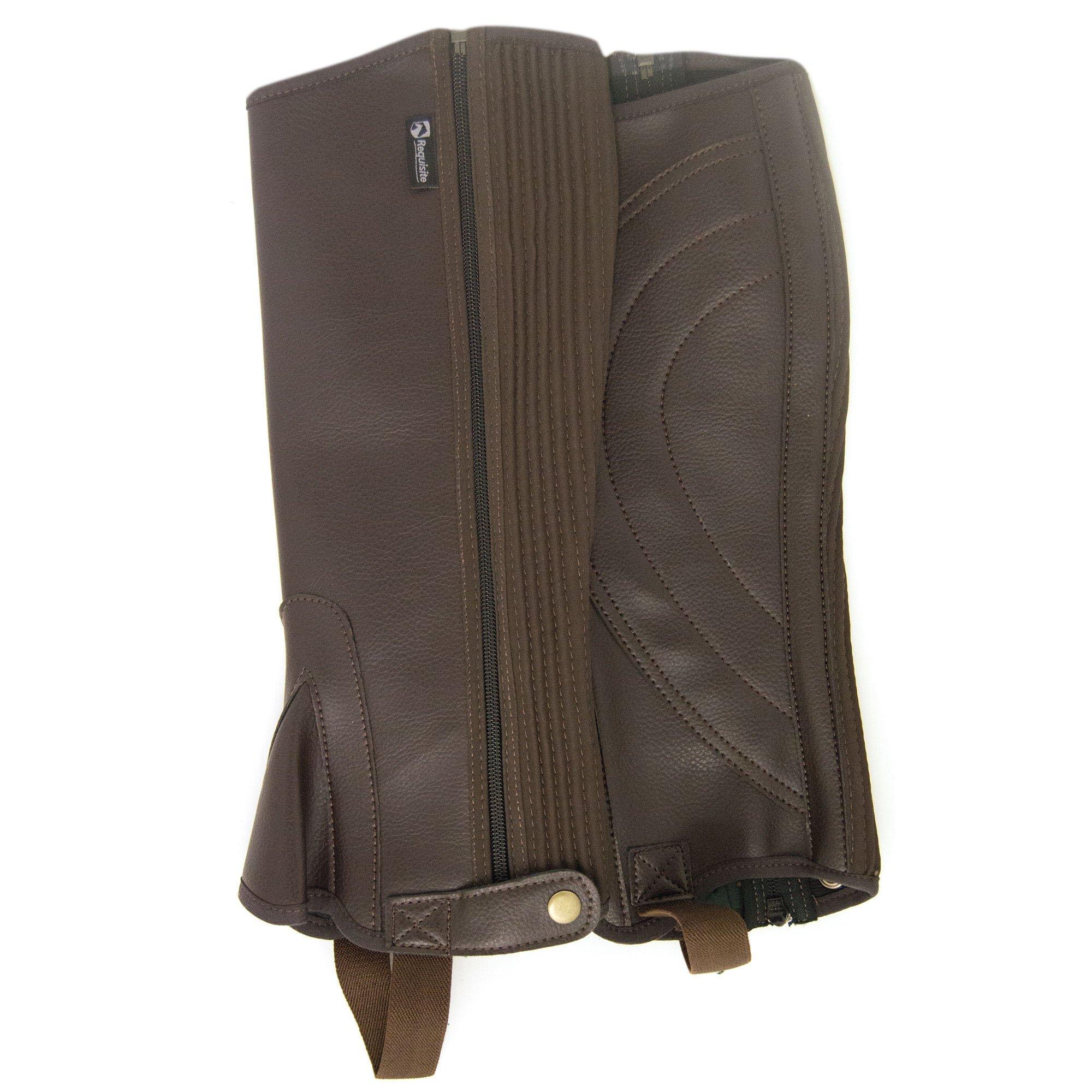 Brown - Requisite - Childs Synthetic Half Chaps - 2