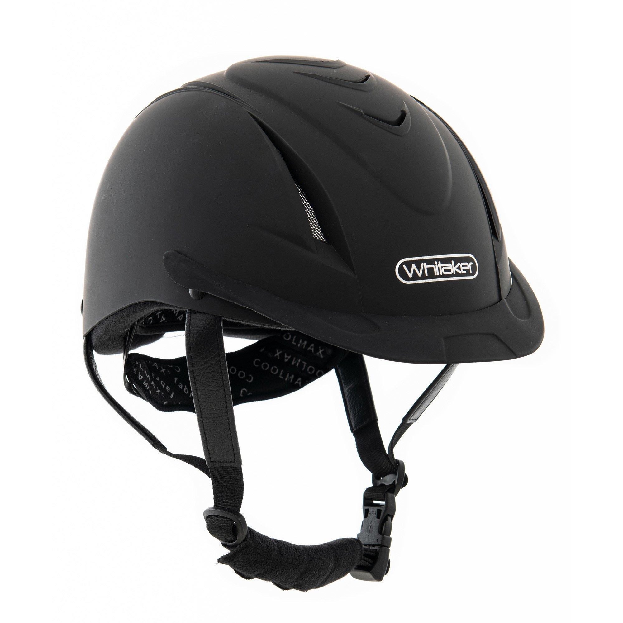 John Whitaker  New Rider Generation Horse Riding Helmet - Black - 57-60cm