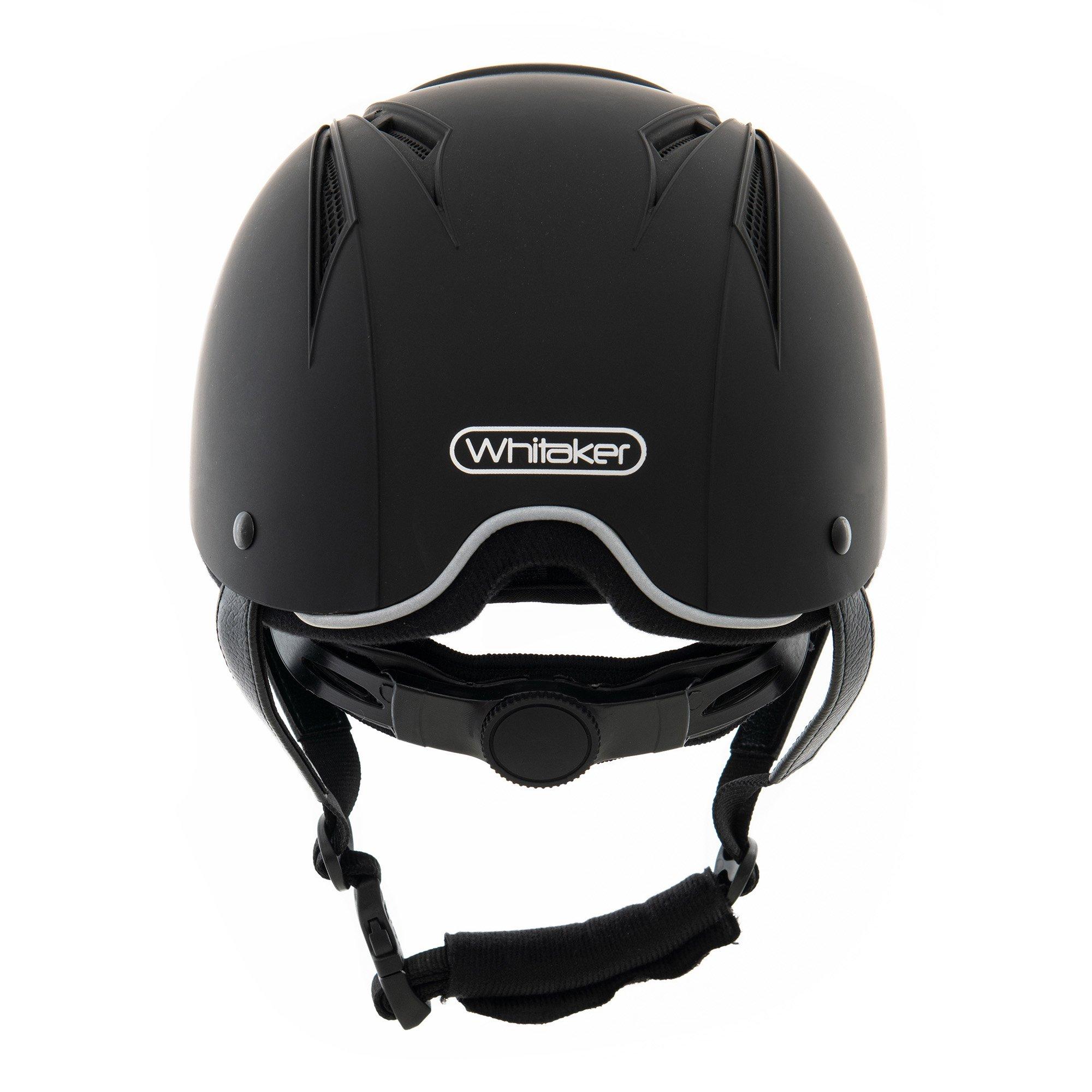 Black - John Whitaker - Whitaker New Rider Generation Horse Riding Helmet - 3