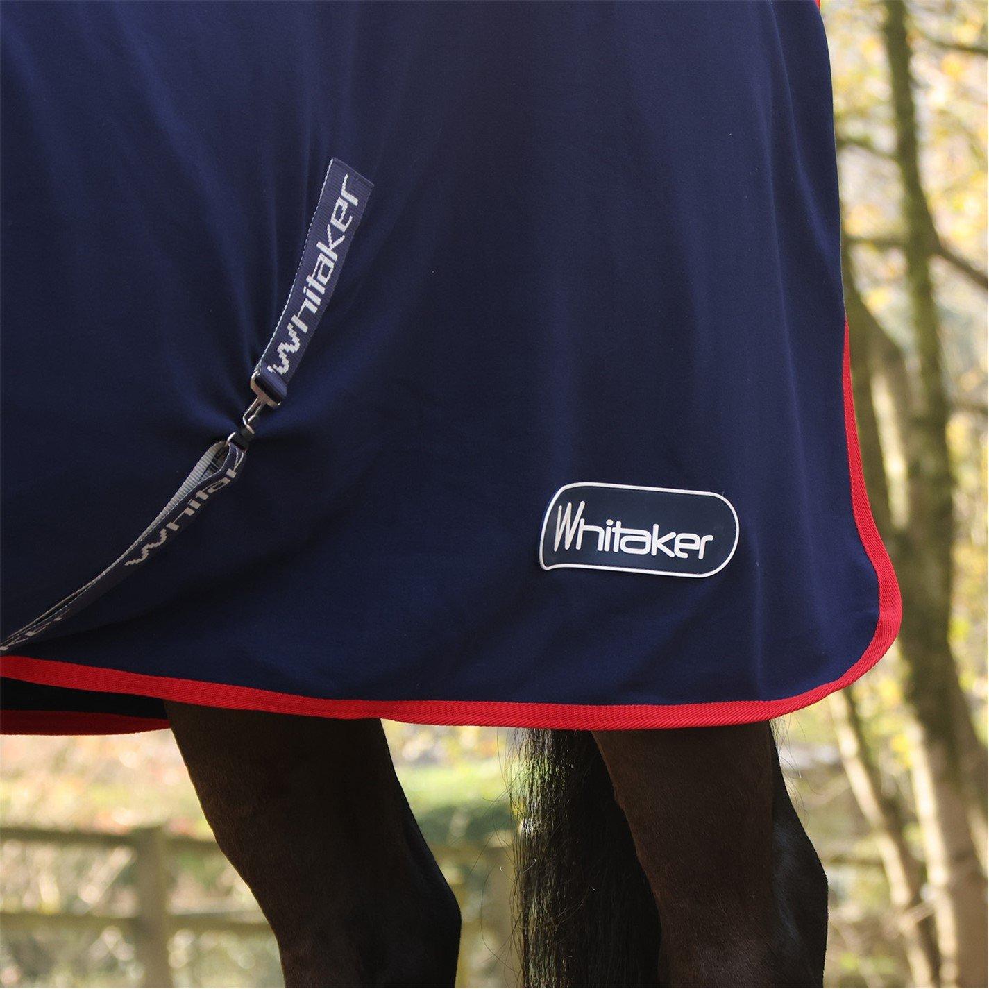 Navy with Red - John Whitaker - Whitaker Rastrick Fleece Horse Rug - 4