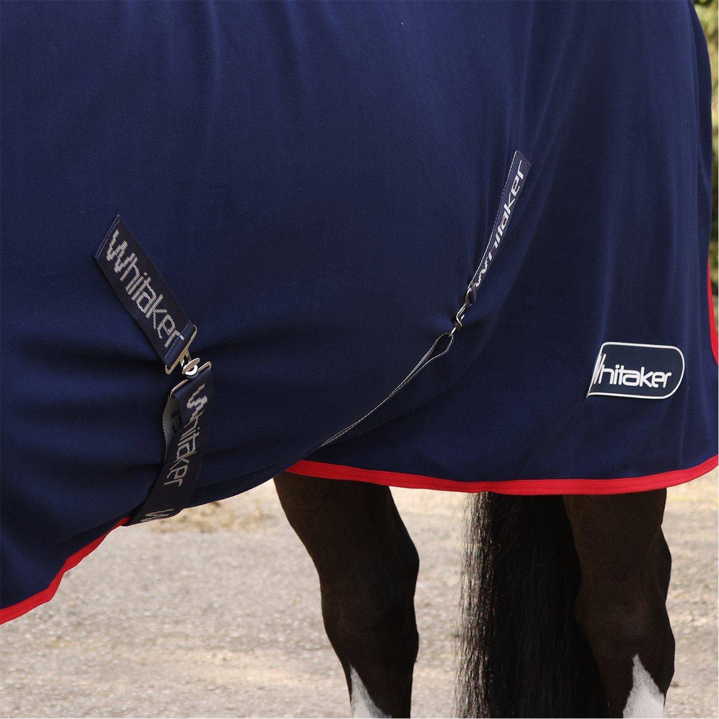 Navy with Red - John Whitaker - Whitaker Rastrick Fleece Horse Rug - 5