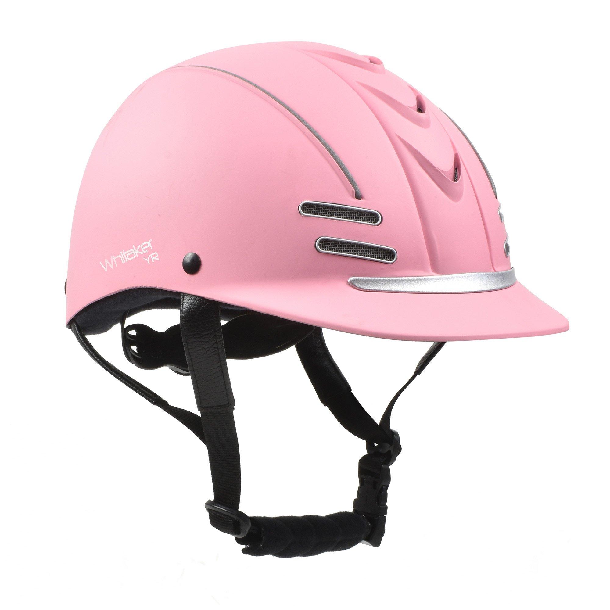John Whitaker  Kids Club Young Rider Helmet - Pink - 57-61cm