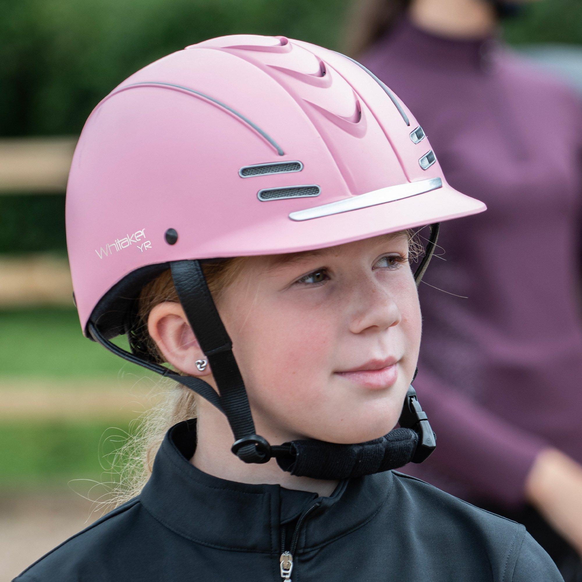 Pink - John Whitaker - Whitaker Club Young Rider Helmet - 3
