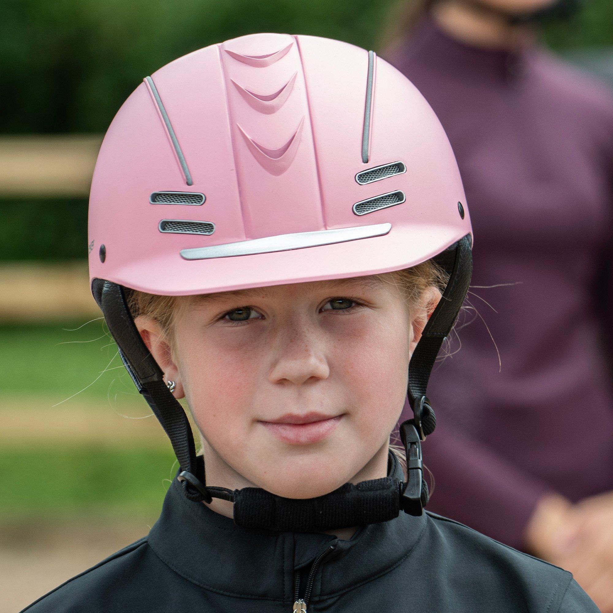 Pink - John Whitaker - Whitaker Club Young Rider Helmet - 4