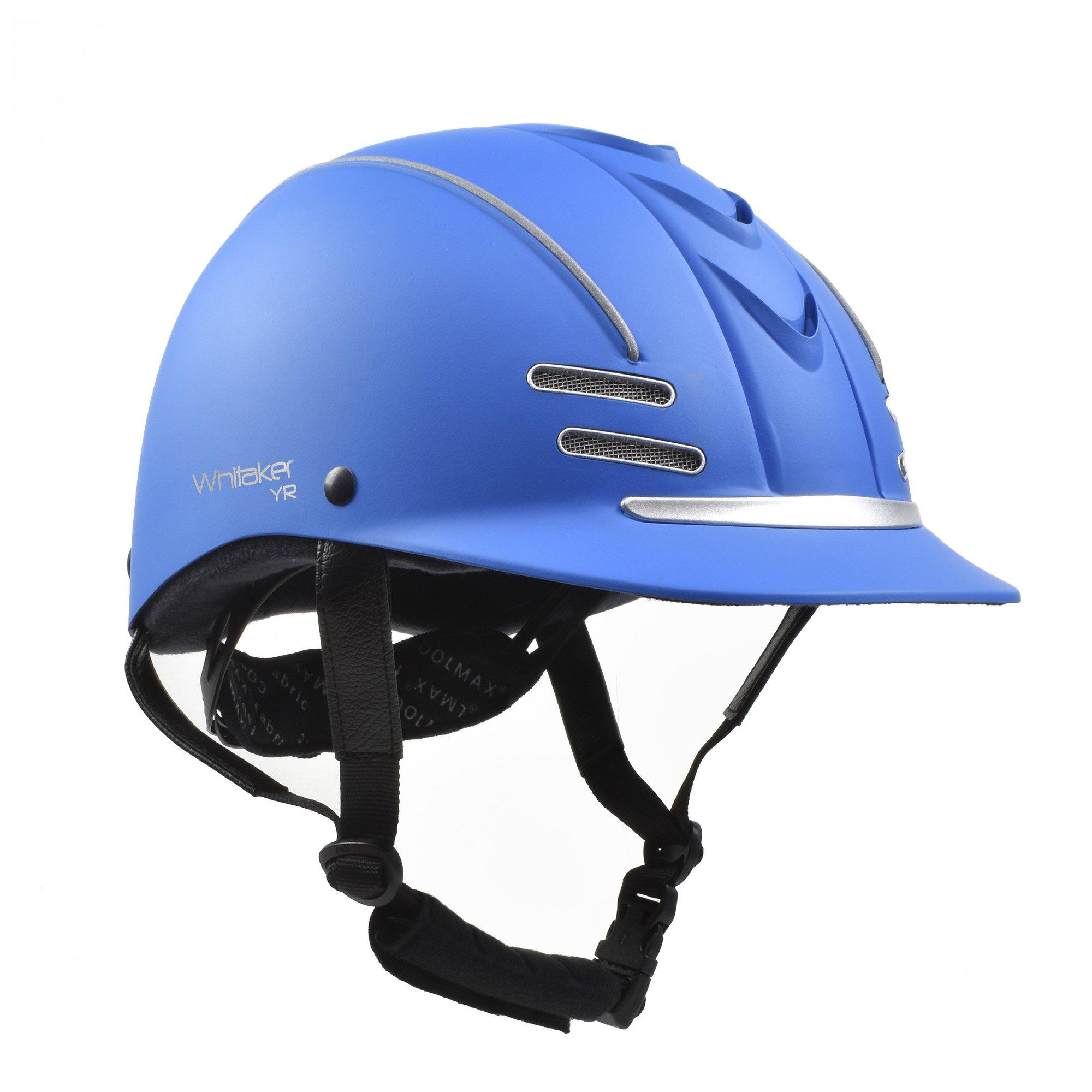 John Whitaker  Kids Club Young Rider Helmet - Blue - 57-61cm