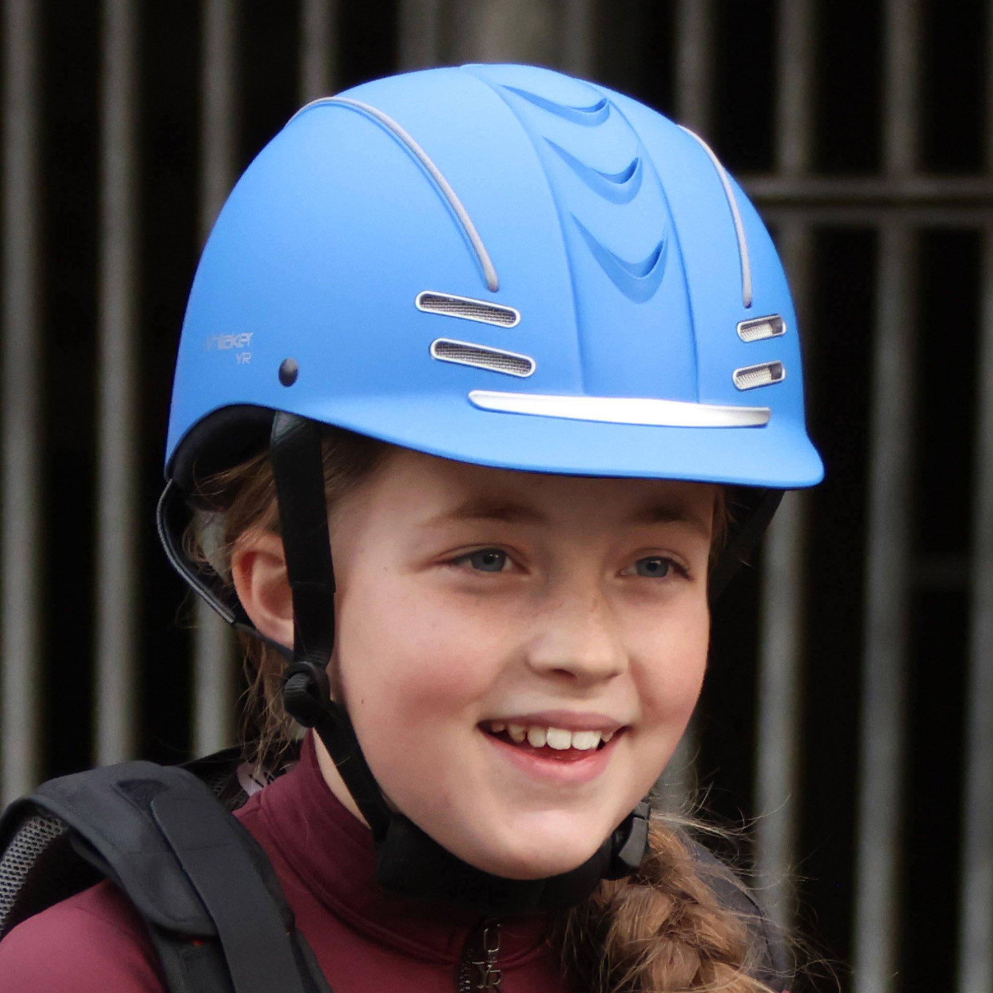 Blue - John Whitaker - Whitaker Club Young Rider Helmet - 2
