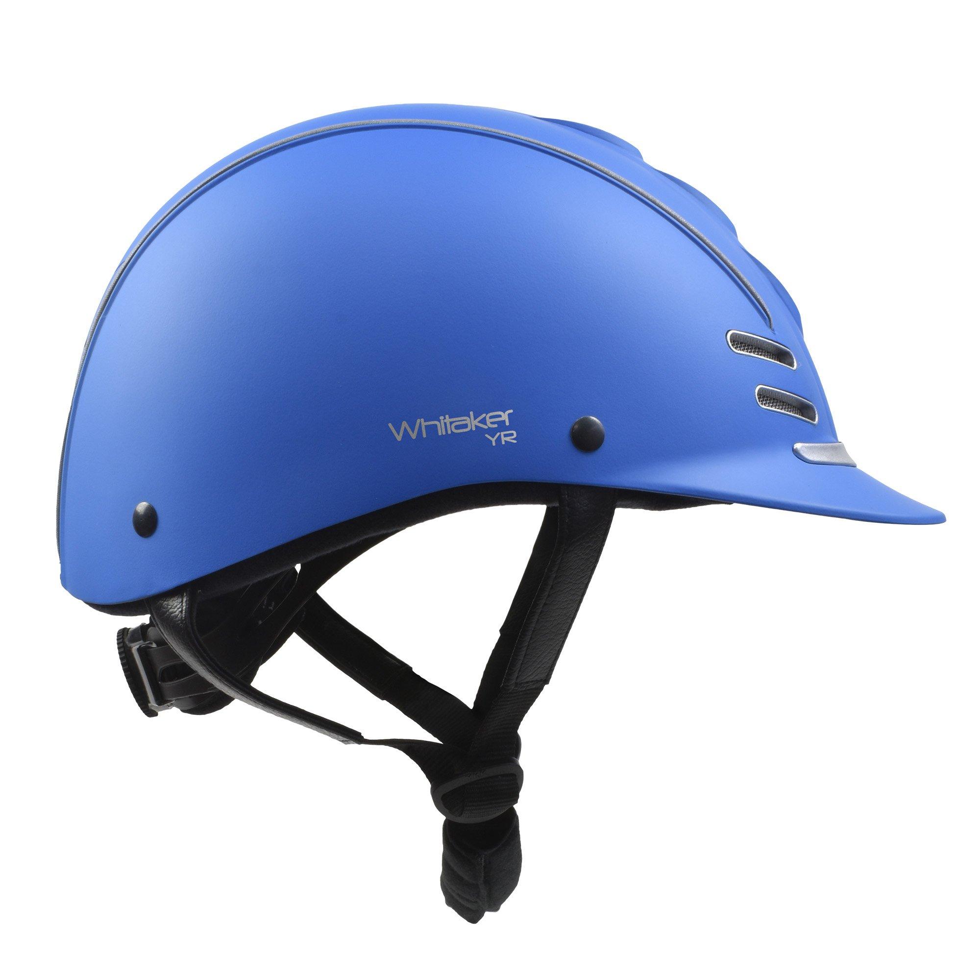 Blue - John Whitaker - Whitaker Club Young Rider Helmet - 5