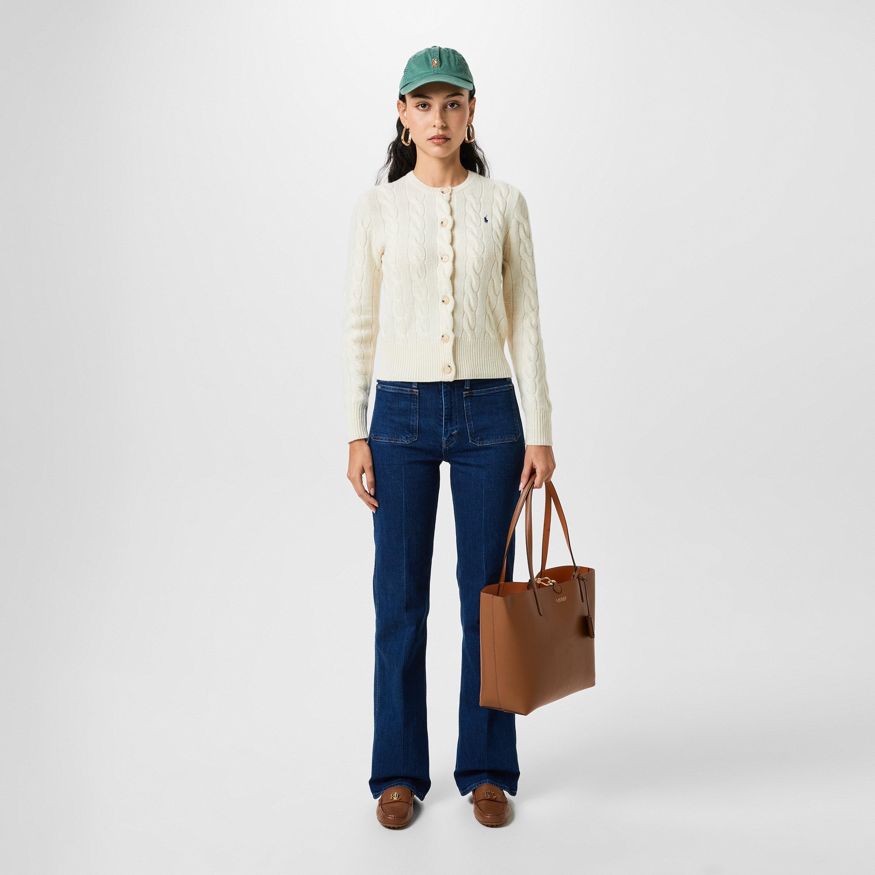 LaurenTan/Orang - Lauren by Ralph Lauren - Women's Reversible Leather Tote Bag - 3