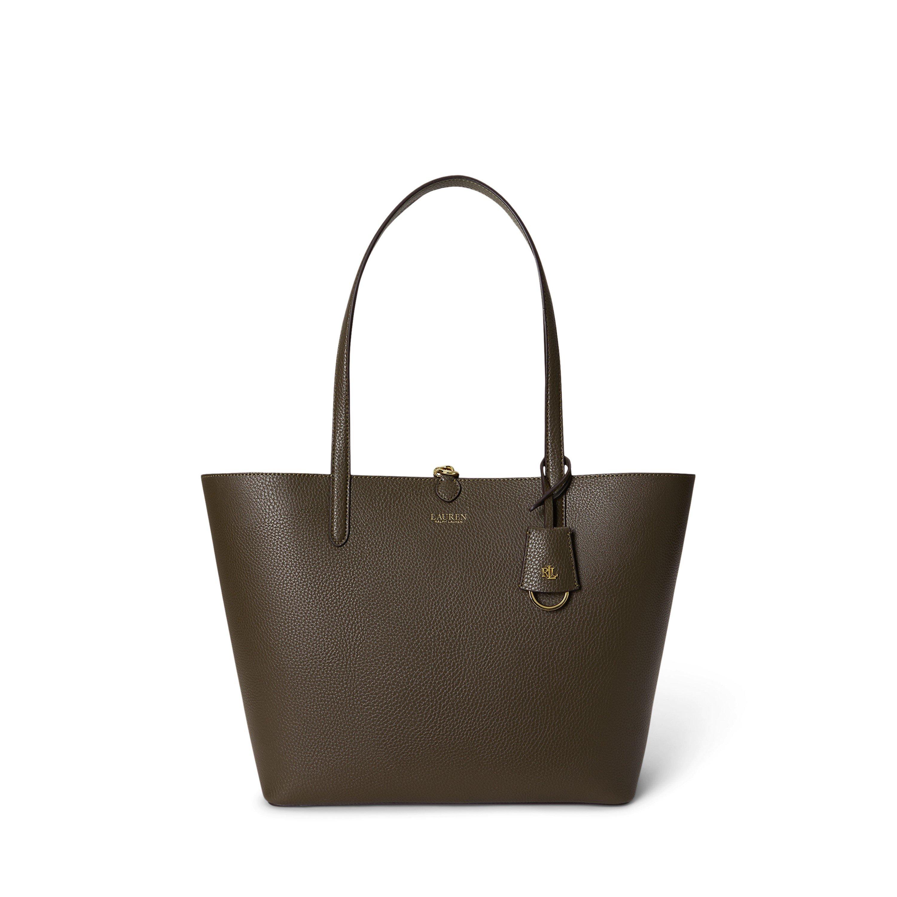 Women's Reversible Leather Tote Bag