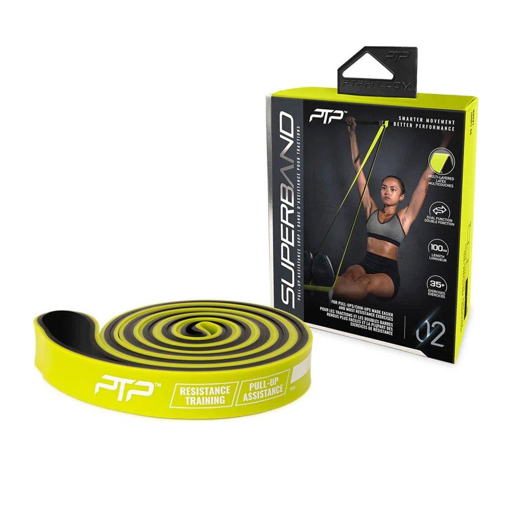 Lime Dual - PTP - Superband Dual Colour Resistance Bands - 1
