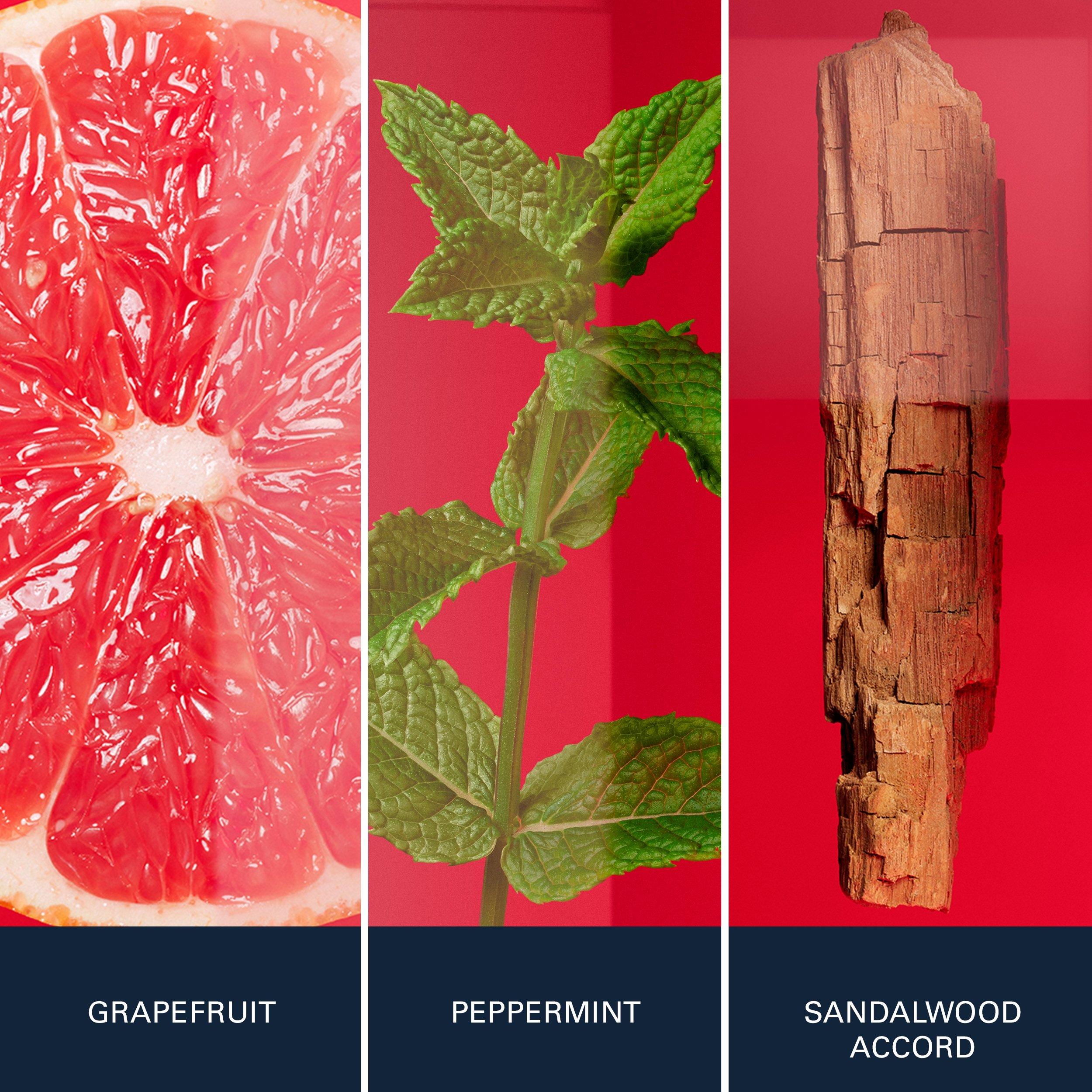 Clear - Boss - Men's HUGO Jeans VX Grapefruit, Peppermint Scent Eau de Toilette - 3