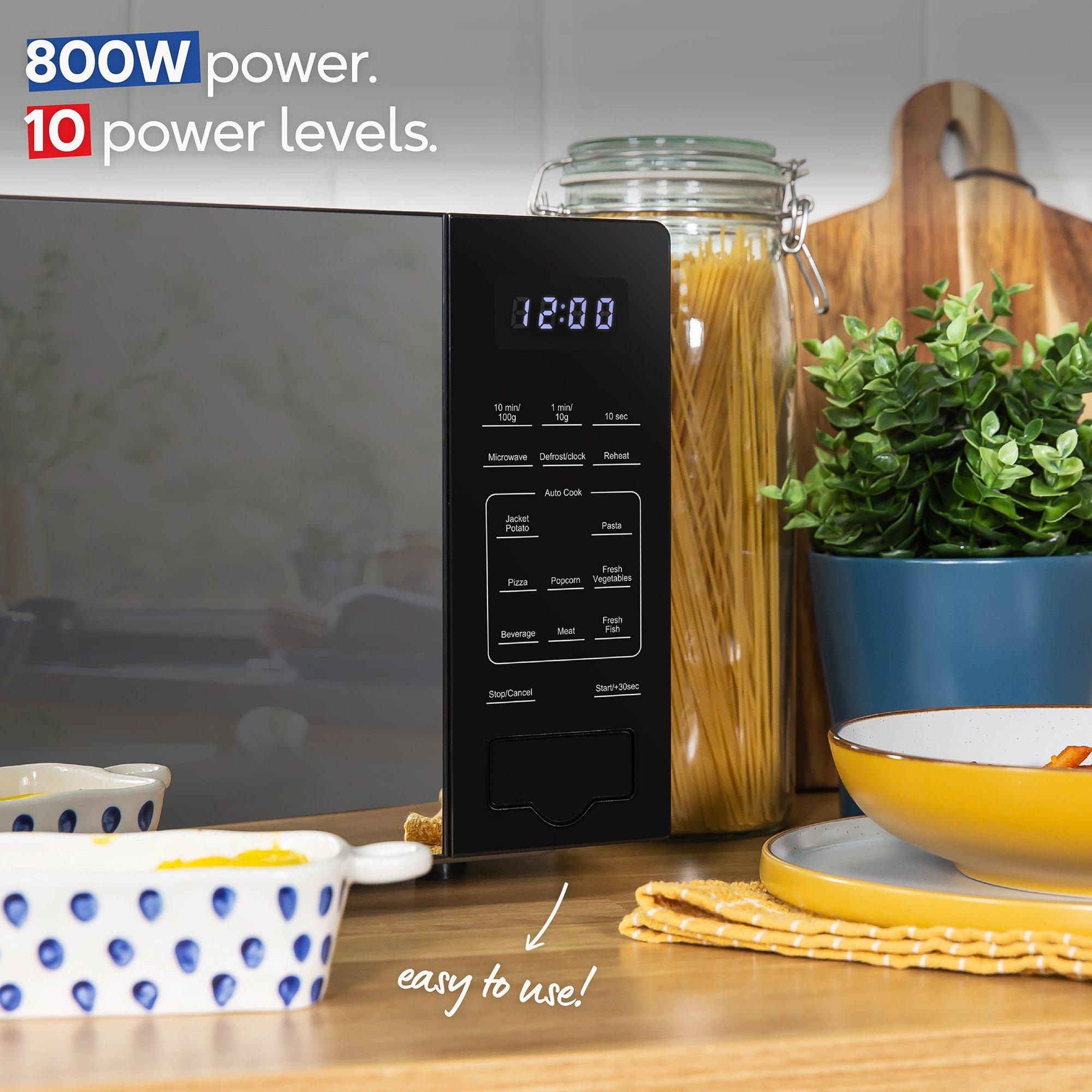 Black - Russell Hobbs - RHMT2005B-M/01 Compact Digital Microwave - 6