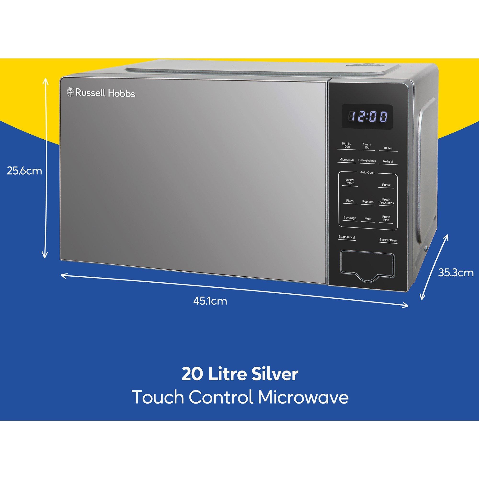 Silver - Russell Hobbs - Russell Hobbs RHMT2005S Compact Digital Microwave - 8