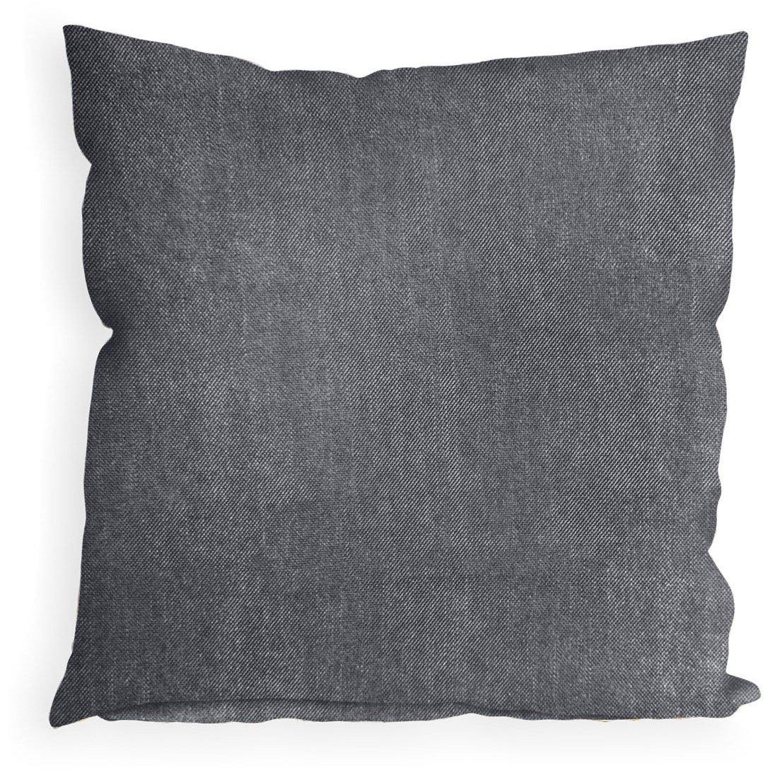 Mid Grey - Alan Symonds - Plain Grey Outdoor Water-repellant Cushion Pair