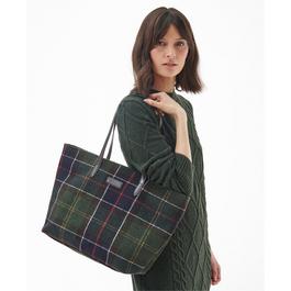 Barbour Witford Tartan Tote Bag