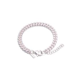 Common Lines Cuban Link Bracelet Silver