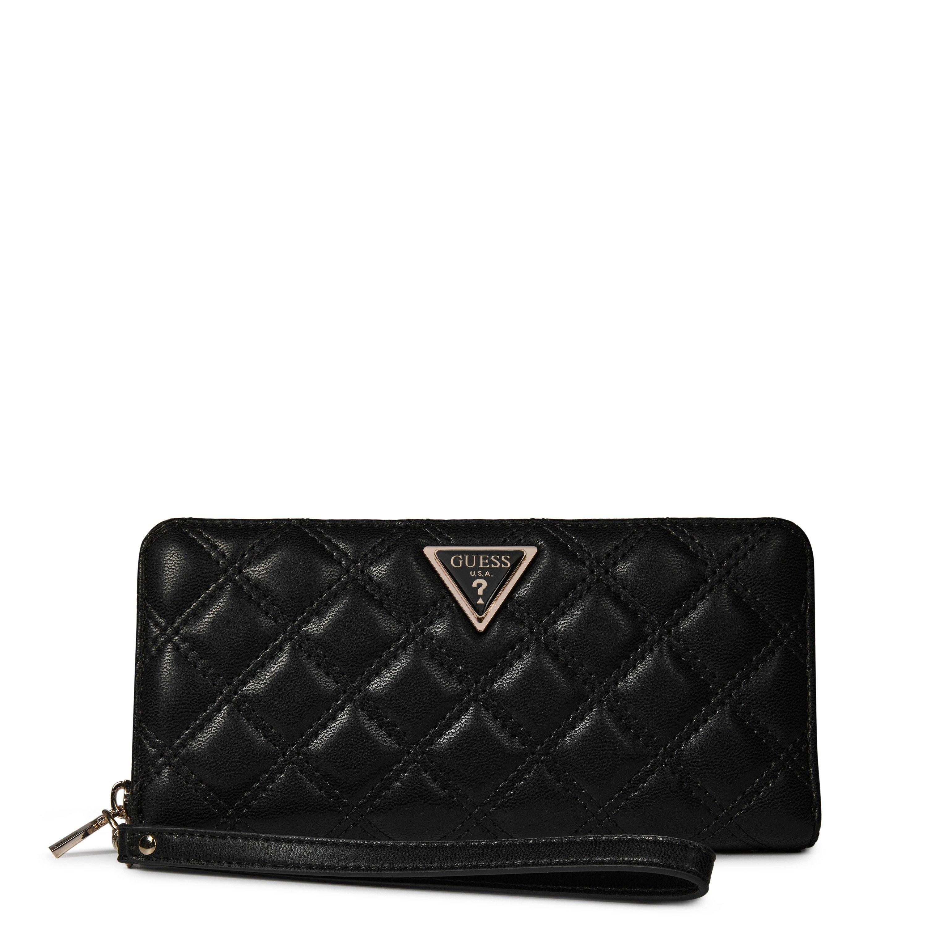 Black - Guess - Giully Quilted Maxi Wallet - 1