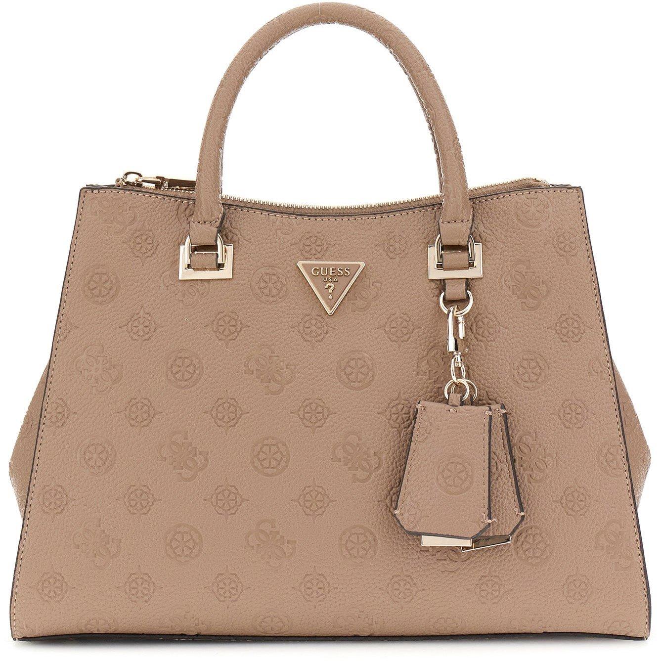 Guess Women's Cresida Satchel - Dark Taupe