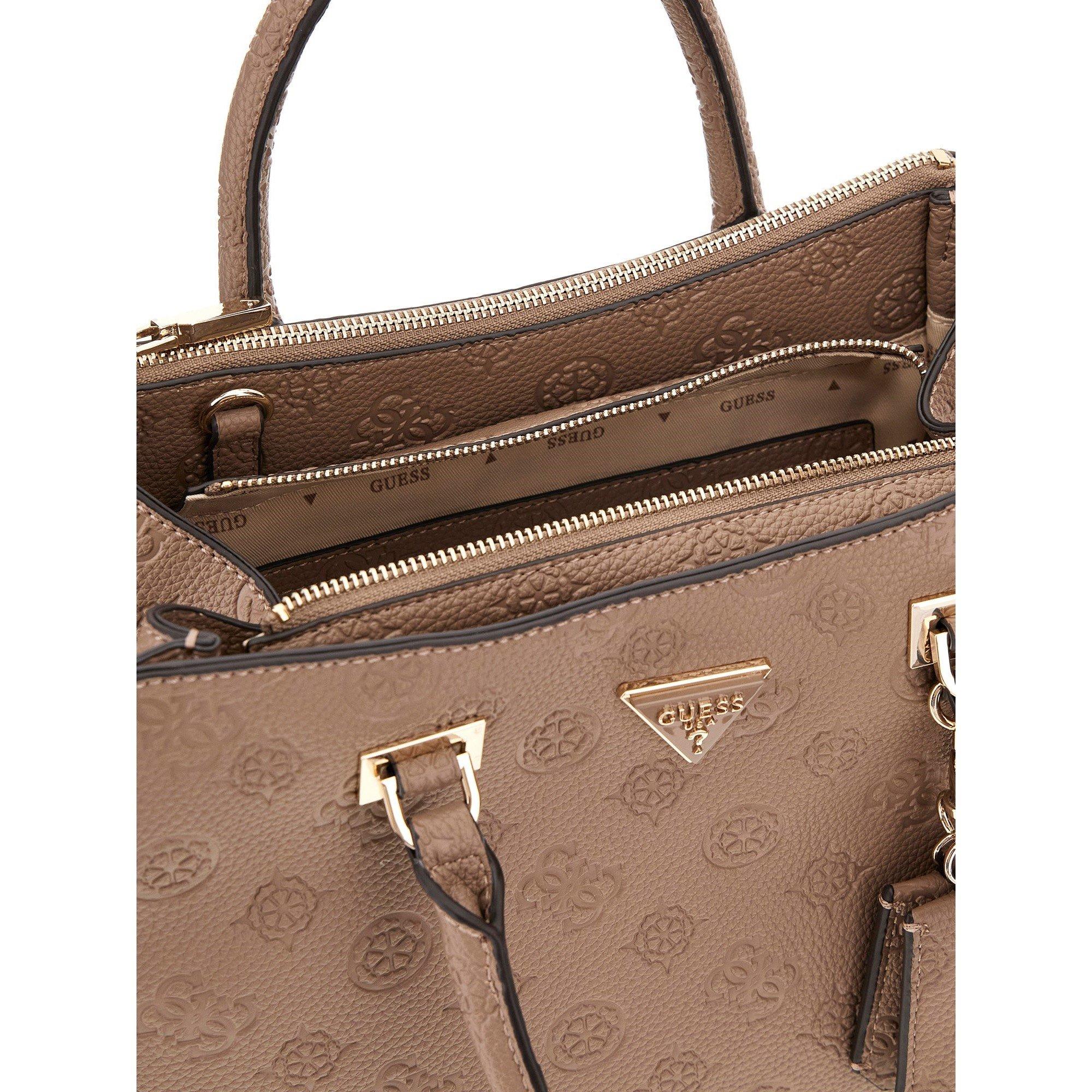 Taupe foncé - Guess - Cresida Satchel - 4