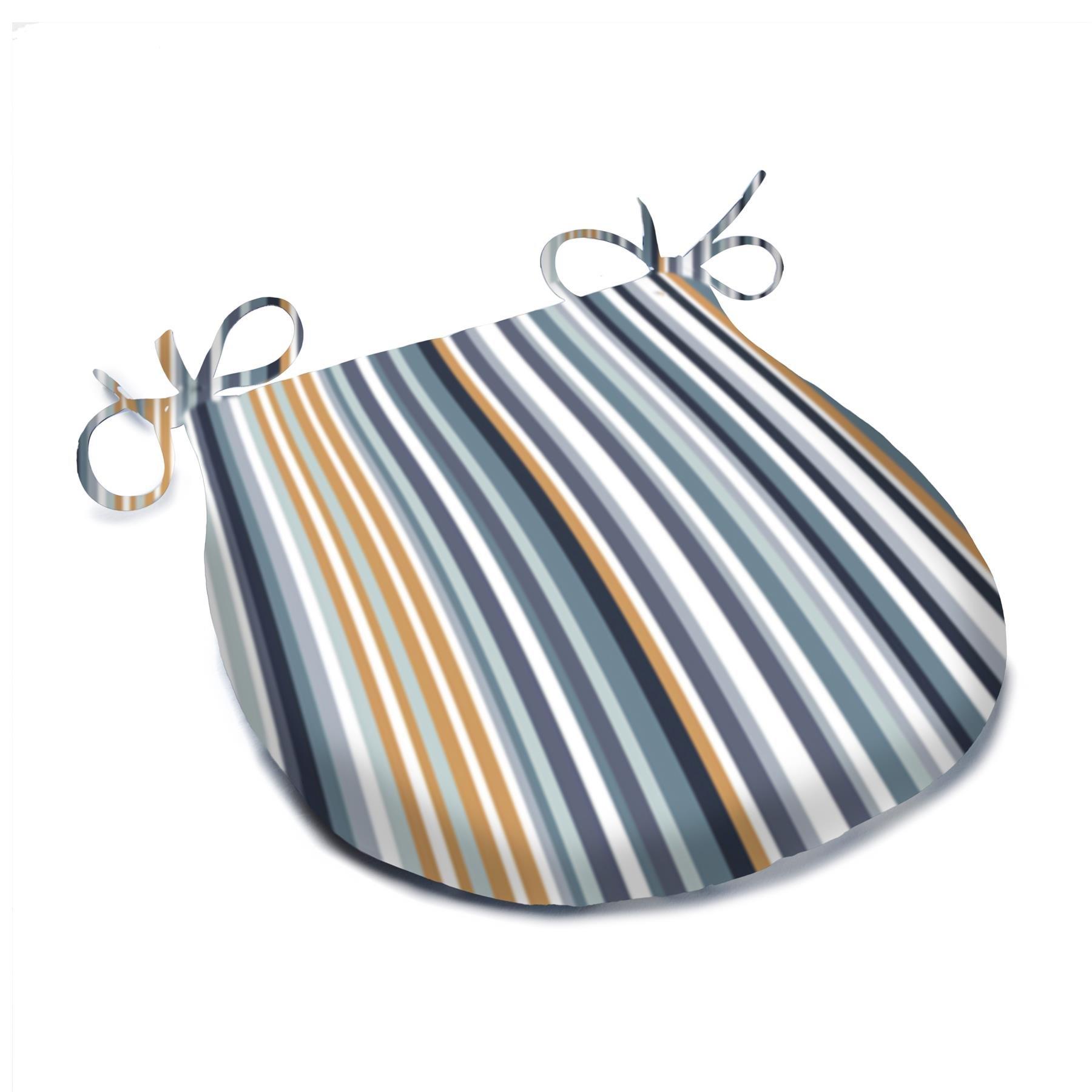 Multi - Alan Symonds - Brighton D Shaped Seat Pad Pair - 1