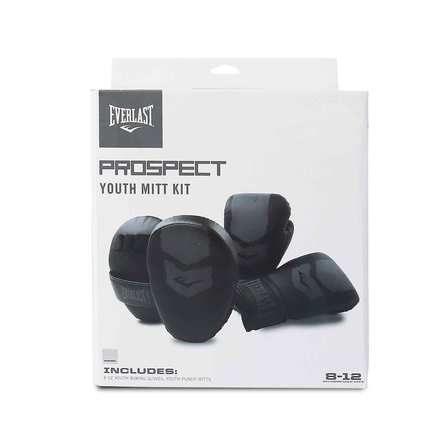 Black/Grey - Everlast - Prospect Youth Mitt Kit Juniors - 11
