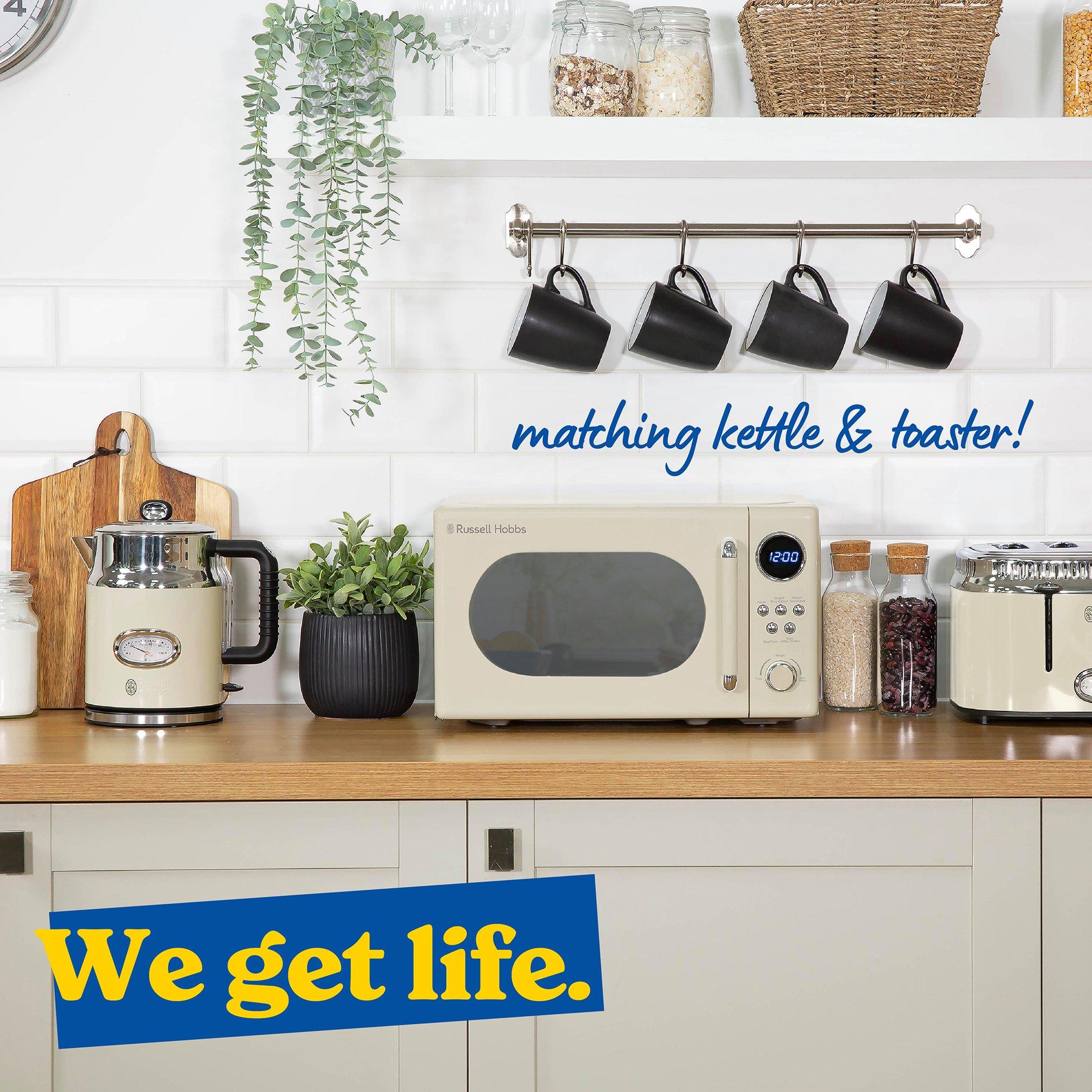 Cream - Russell Hobbs - RHM2044C Solo Digital Microwave - 10