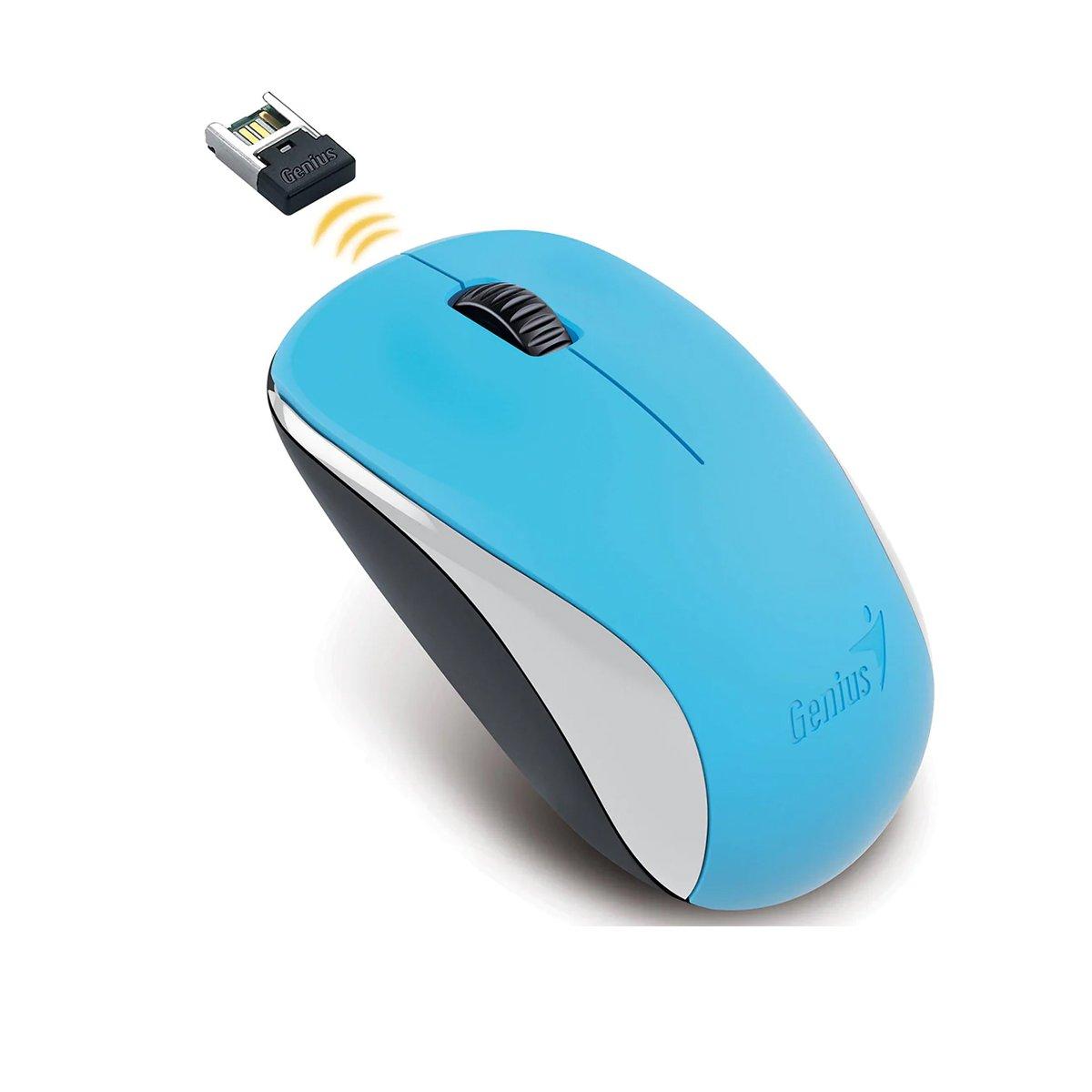 Blue - Genius - NX7000 Blue 1200DPI Wireless Mouse
