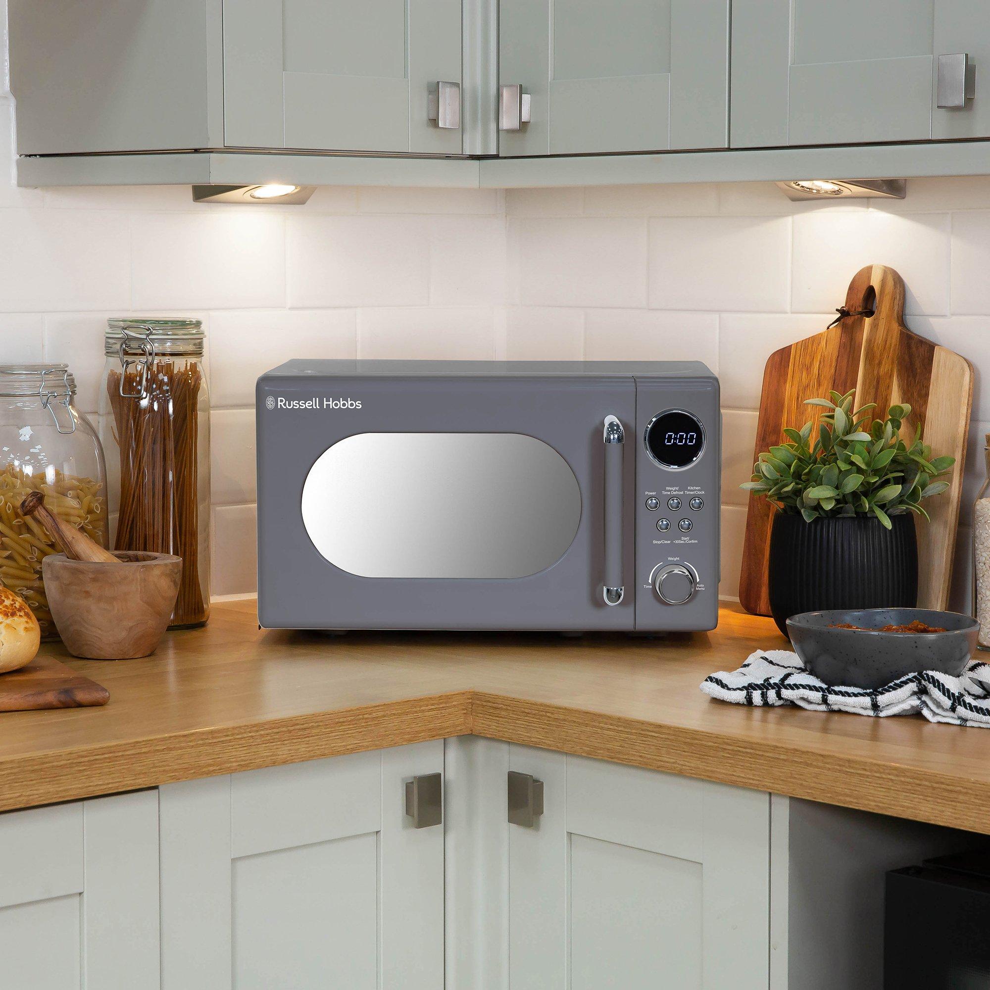 Grey - Russell Hobbs - Russell Hobbs RHM2044G Solo Digital Microwave - 4