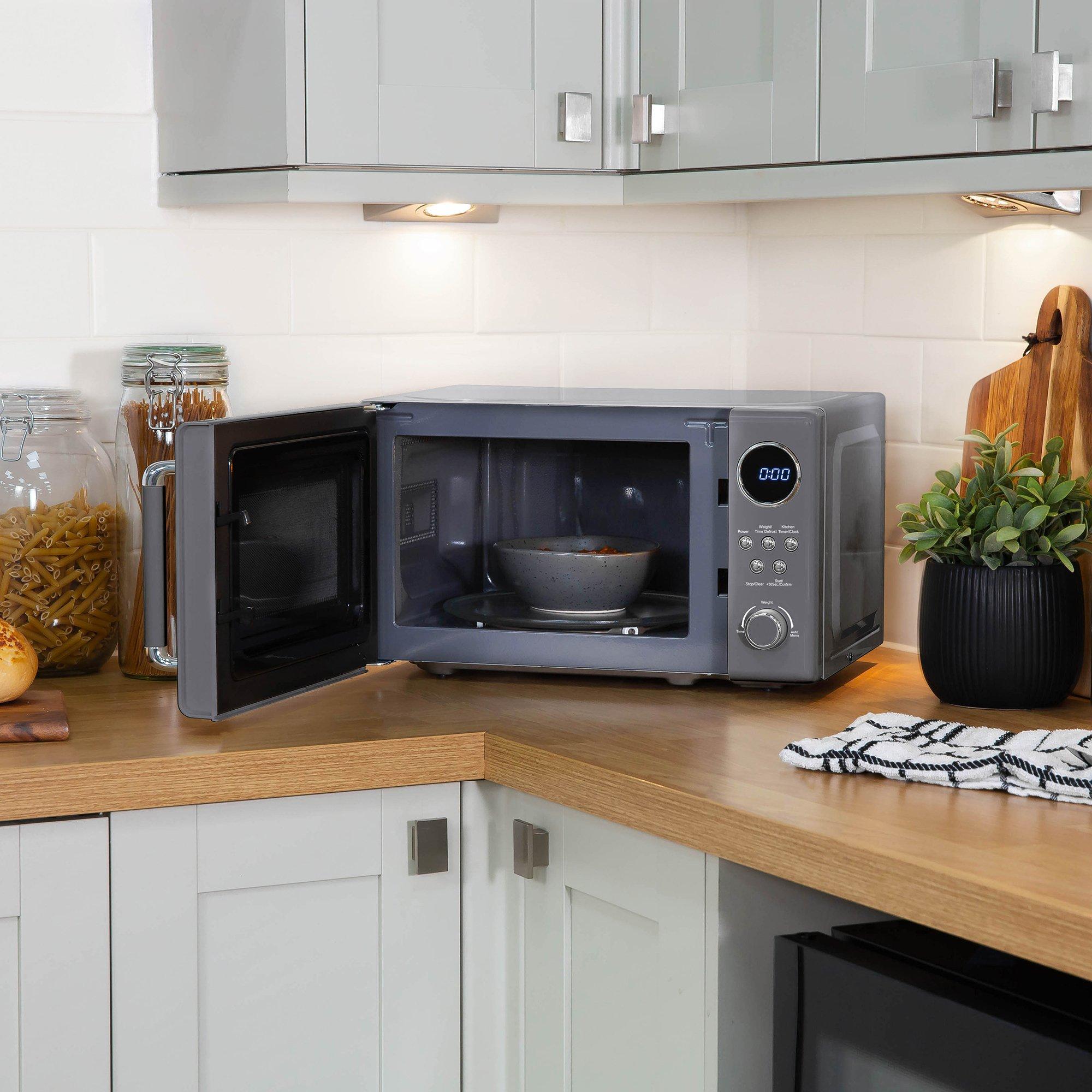 Grey - Russell Hobbs - Russell Hobbs RHM2044G Solo Digital Microwave - 6