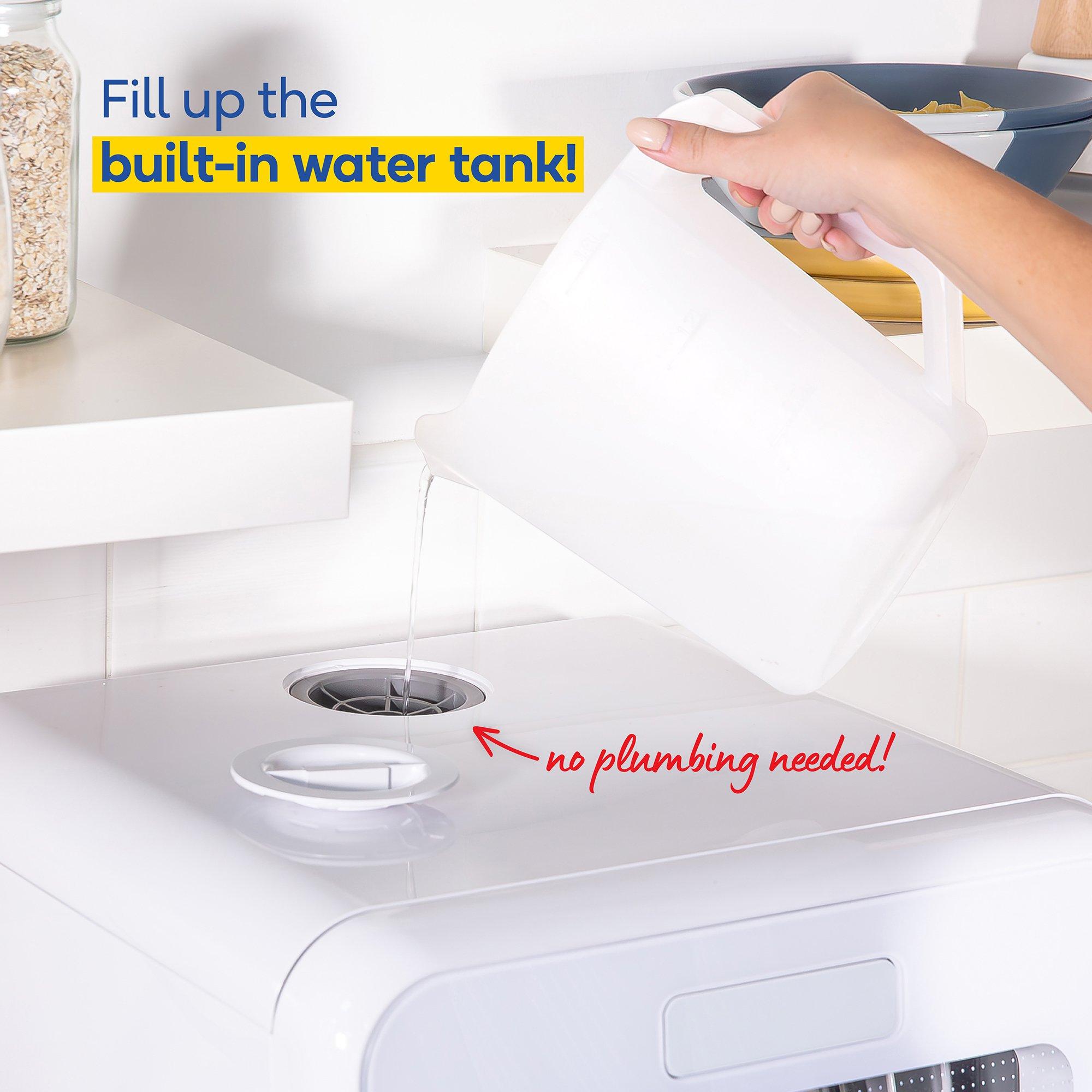 White - Russell Hobbs - RH2TTDW101W, Table Top Dishwasher - 8