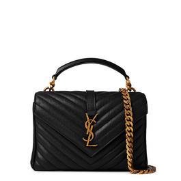 Saint Laurent College Medium Quilted Leather Bag