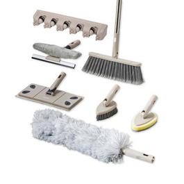 Tower 8 Piece Cleaning and Storage Set Latte