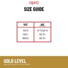 Schwarz/Gold - Opro - Self-Fit Gold 34 - 7