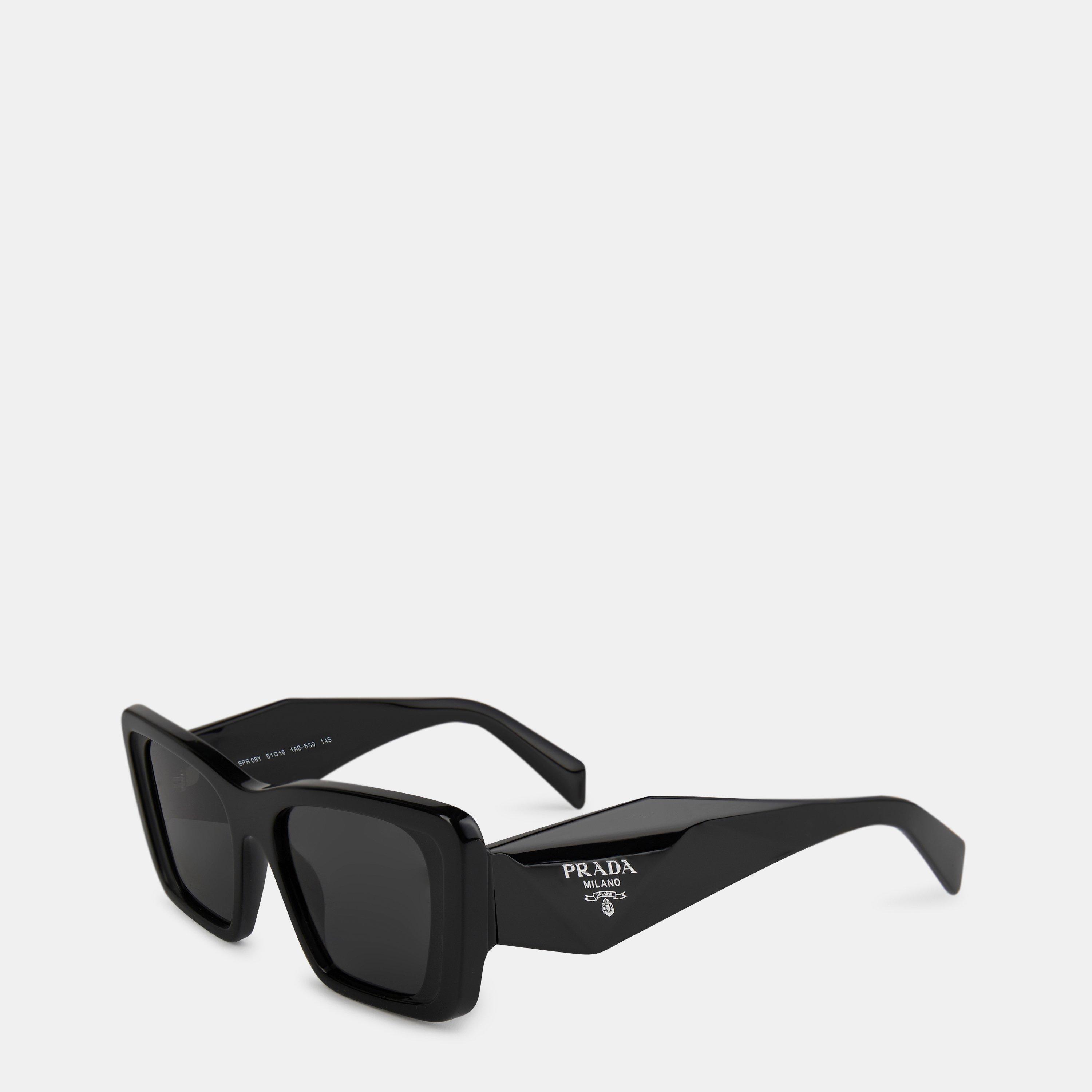 Prada Women's Dark Grey Symbole Sunglasses