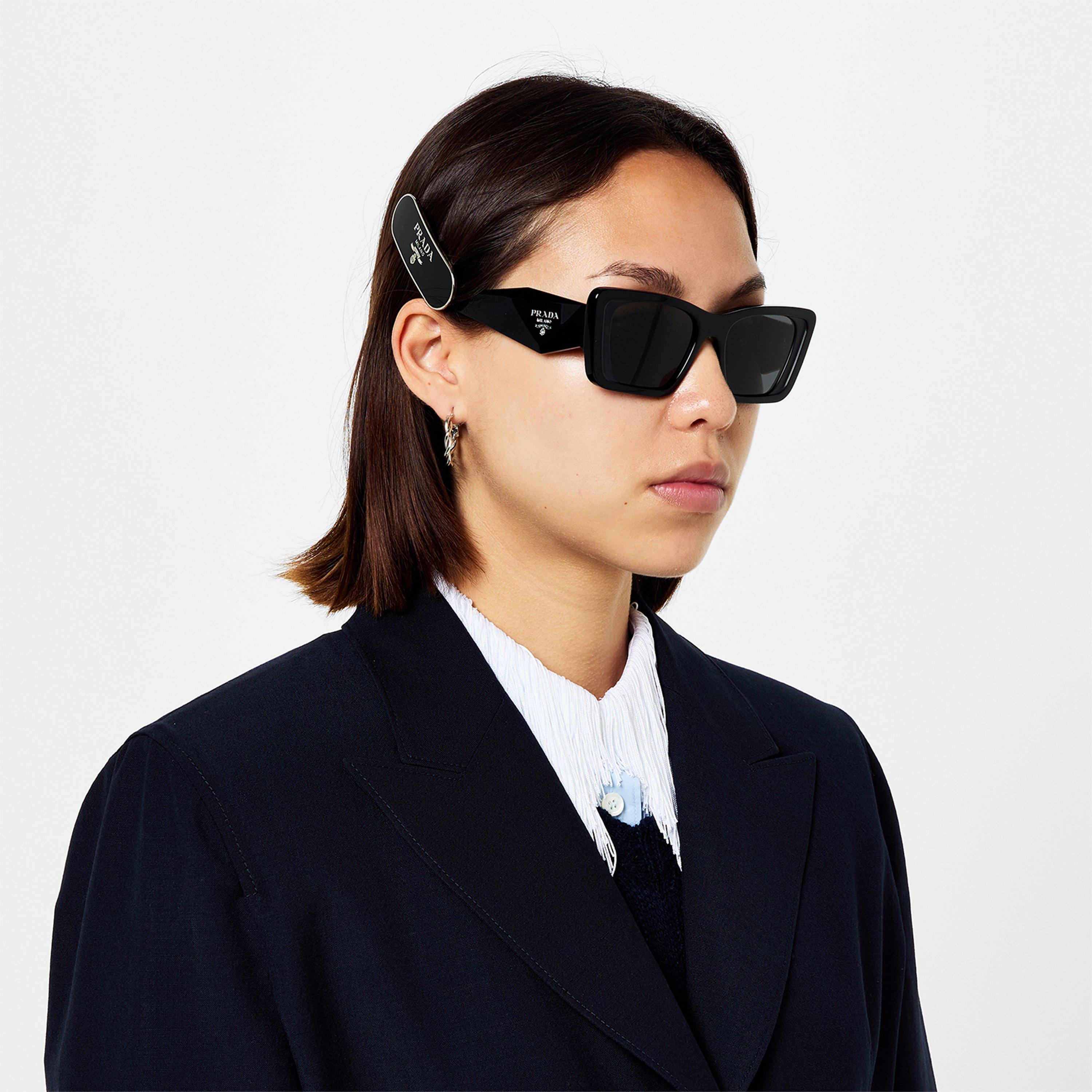 Dark Grey - Prada - Women's Symbole Sunglasses - 3