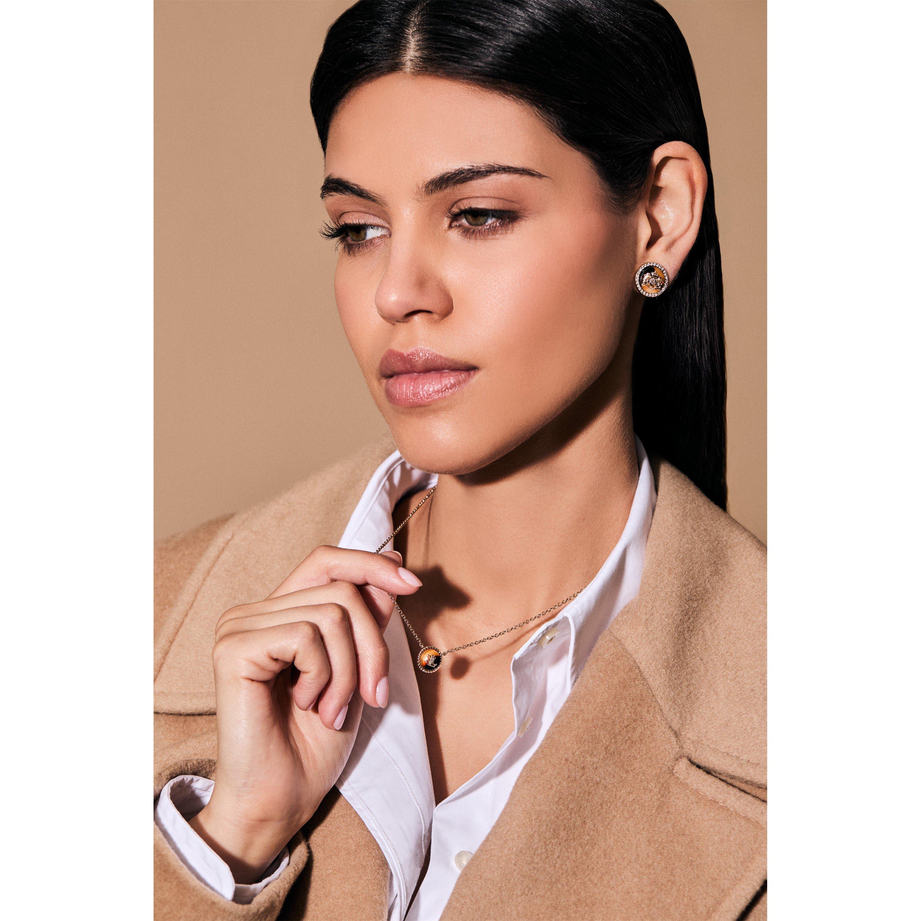 Tortoiseshell/G - Ralph Lauren - Lauren Ralph Lauren Tortoise & Gold Logo Necklace - 3