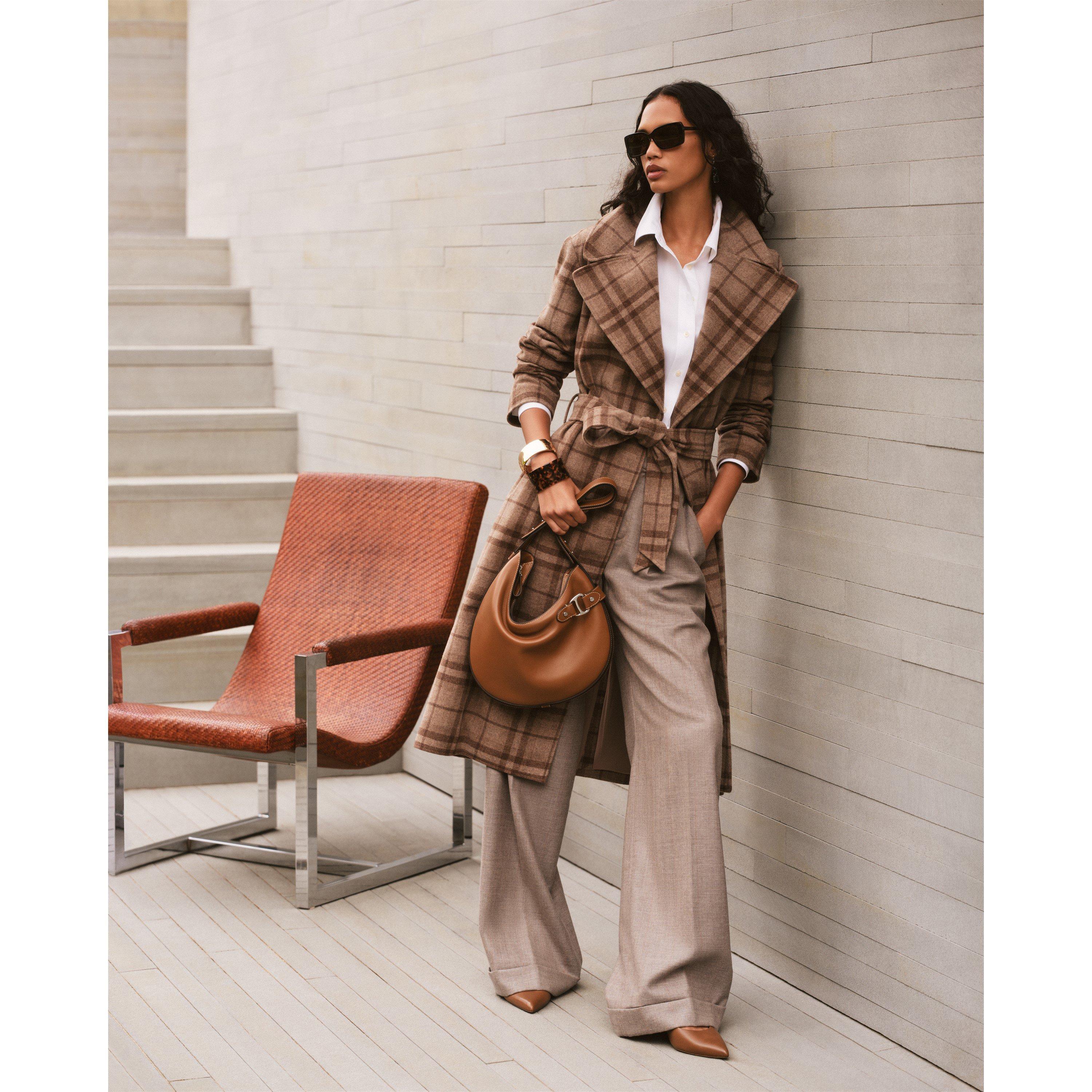 Silver 925/Gold - Ralph Lauren - Lauren Ralph Lauren Sterling Silver & Gold Logo Hoop Earrings - 4