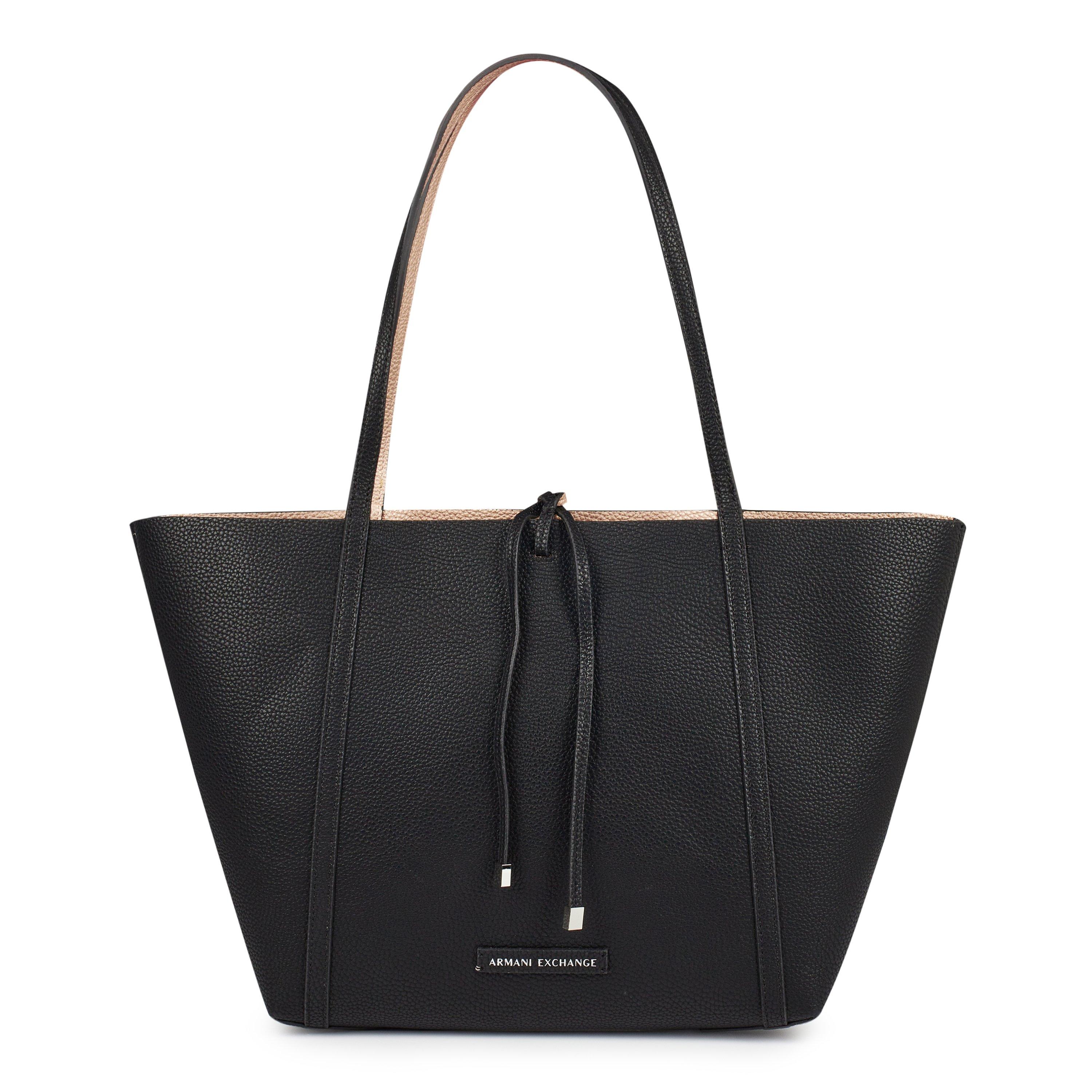 Armani black tote bag sale