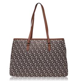 DKNY Jacquard Logo Large Tote Bag