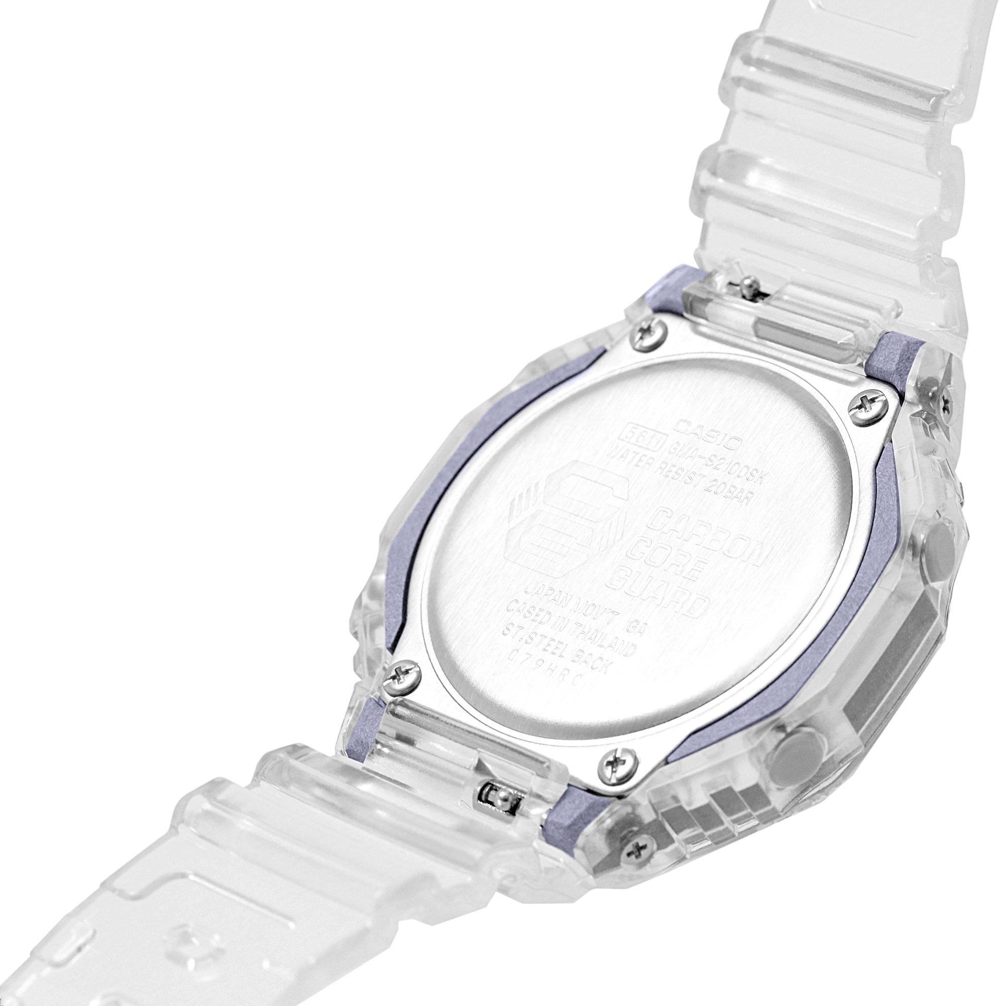 Clear - G Shock - Men's GA-2100 Analogue Digital 200M Water Resistant Watch - 12